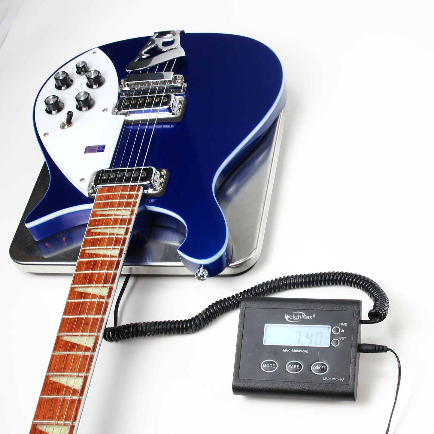 2005 Rickenbacker 620 Midnight Blue Electric Guitar Lighter Royal Blue look!
