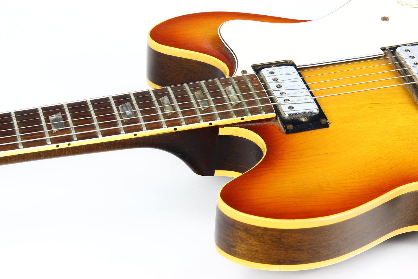 1966 Epiphone Riviera Cherry Sunburst - Gibson-USA Made Vintage Guitar! es-335, es-345, es-355