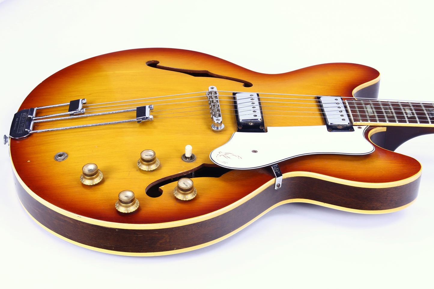 1966 Epiphone Riviera Cherry Sunburst - Gibson-USA Made Vintage Guitar! es-335, es-345, es-355