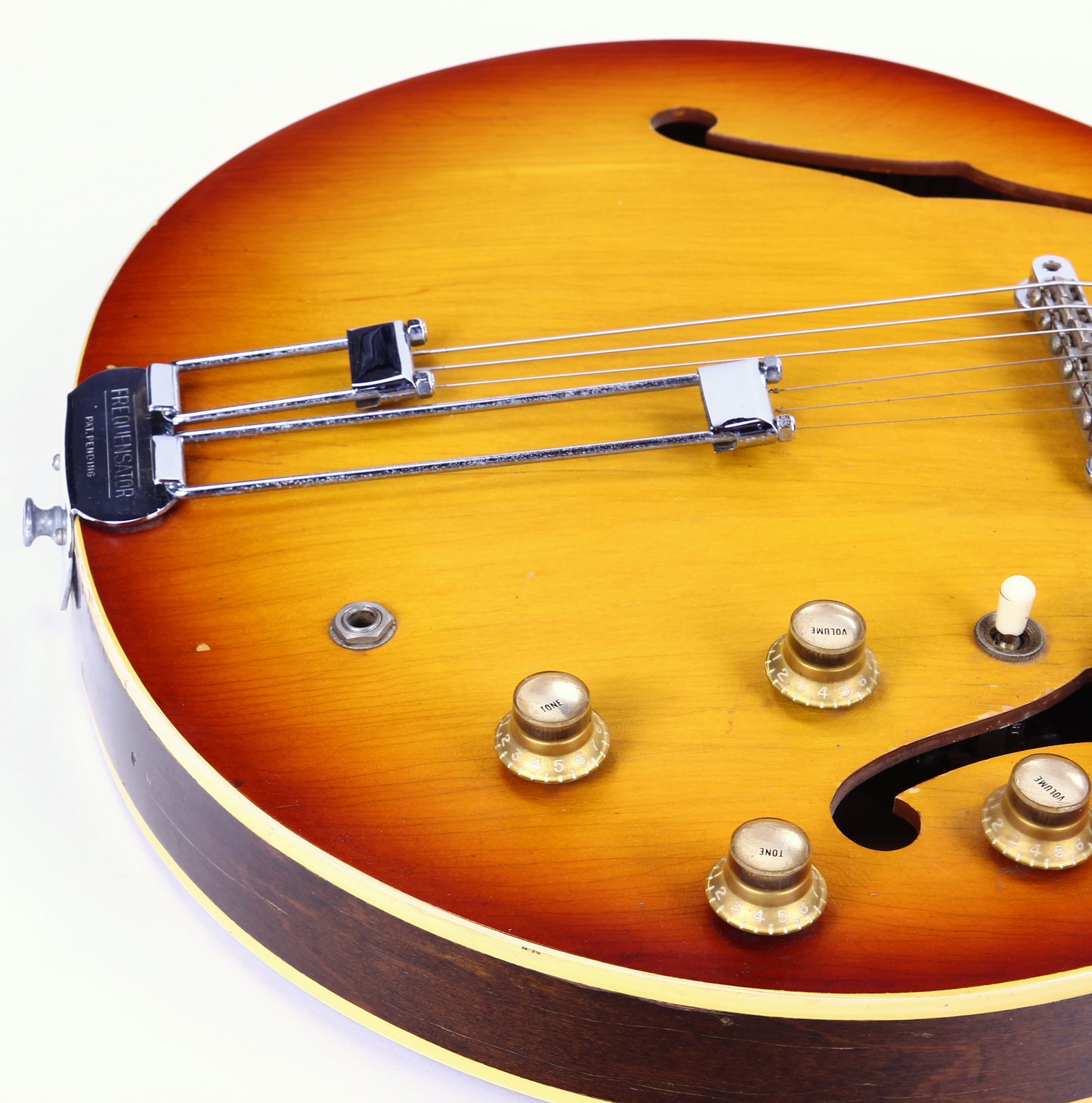 1966 Epiphone Riviera Cherry Sunburst - Gibson-USA Made Vintage Guitar! es-335, es-345, es-355