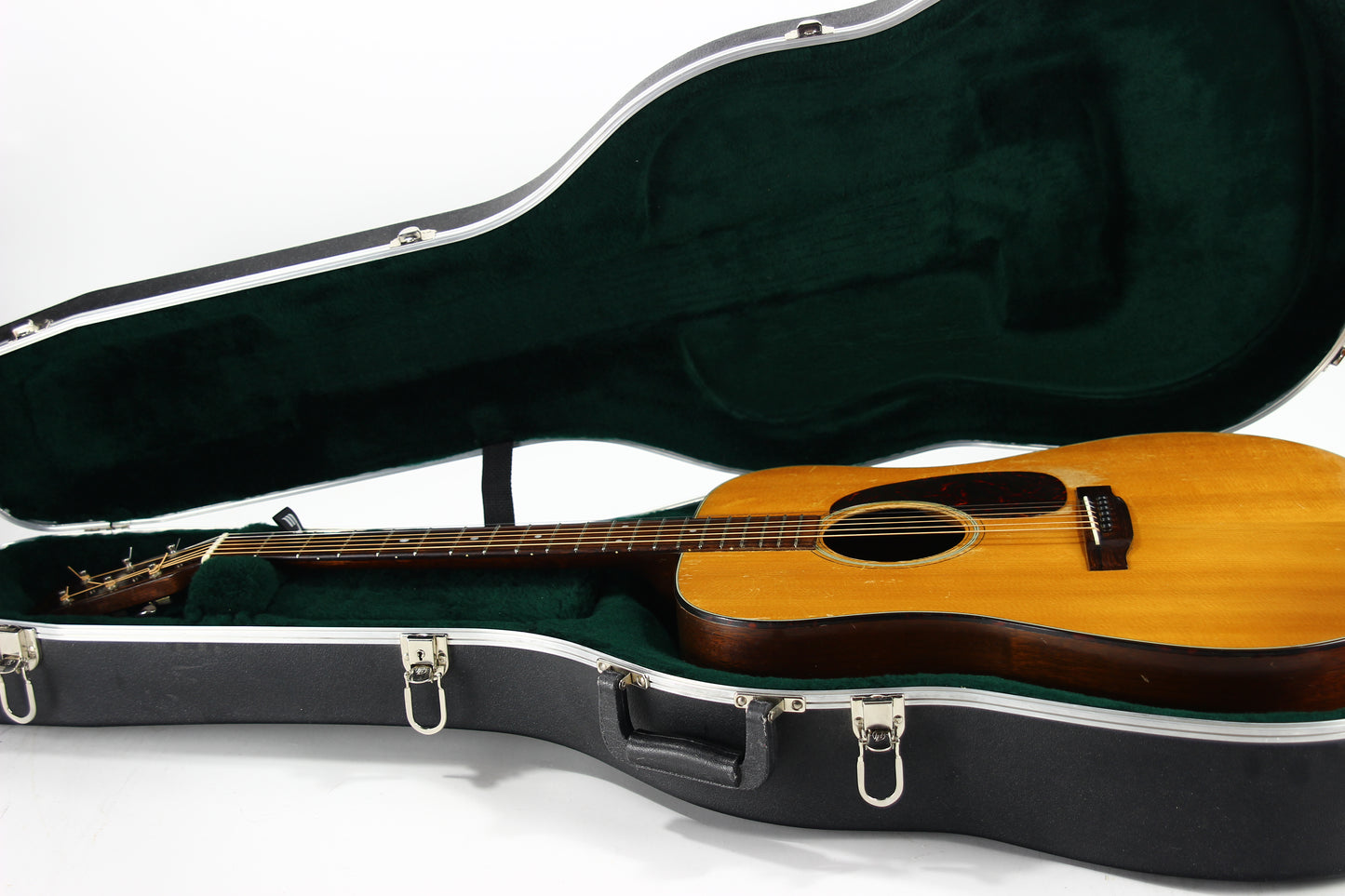 1964 Martin D-18 Vintage Acoustic Flat Top Dreadnought Guitar - Early Model w Hide Glue, Brazilian Rosewood board/bridge!