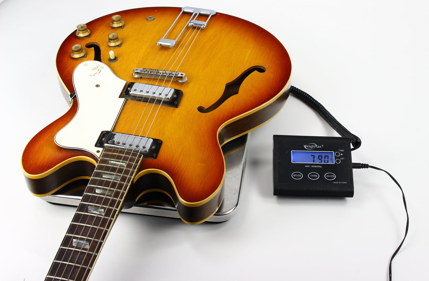 1966 Epiphone Riviera Cherry Sunburst - Gibson-USA Made Vintage Guitar! es-335, es-345, es-355
