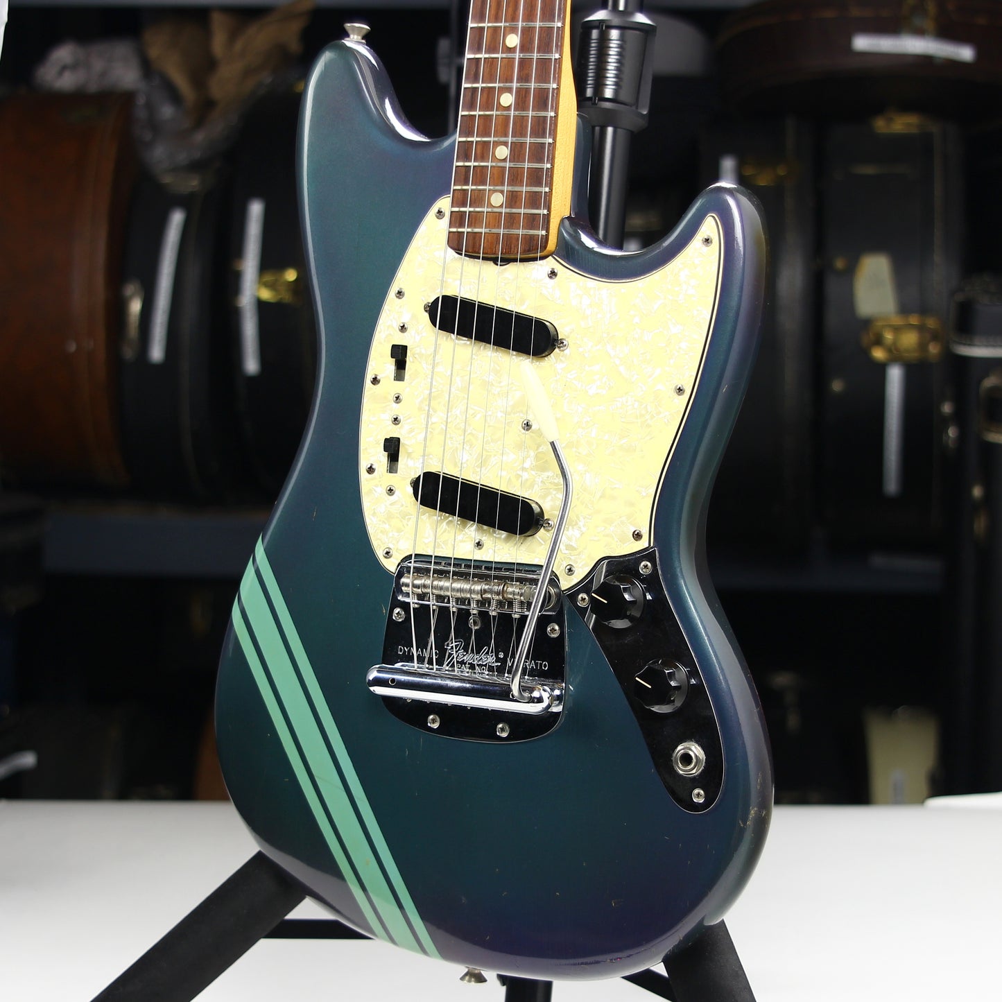 Early 1969 Fender Competition Blue Mustang Burgundy | Kurt Cobain! Nirvana guitar