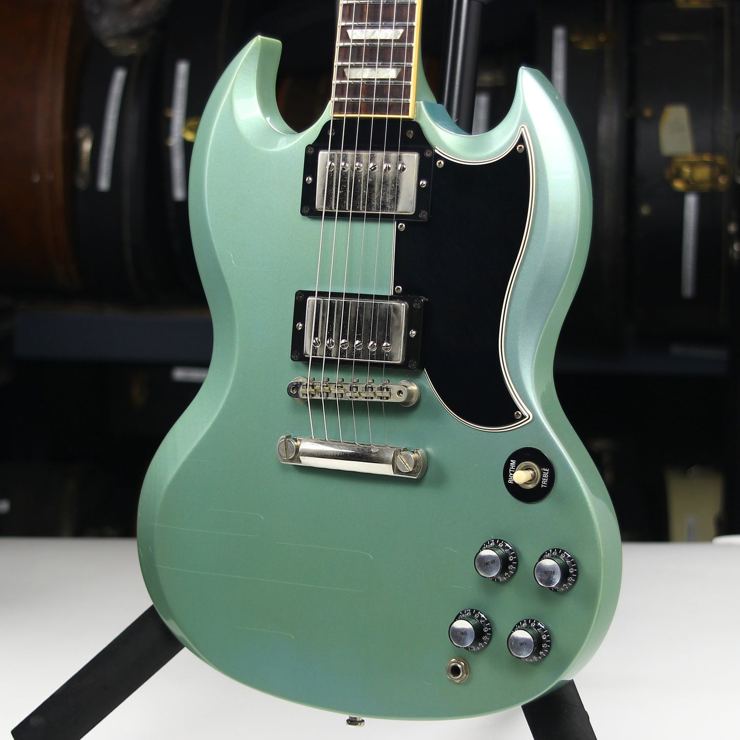 1997 Gibson Custom Shop '61 SG Standard Faded Pelham Blue Reissue 1961 | Les Paul Historic, VERY RARE!