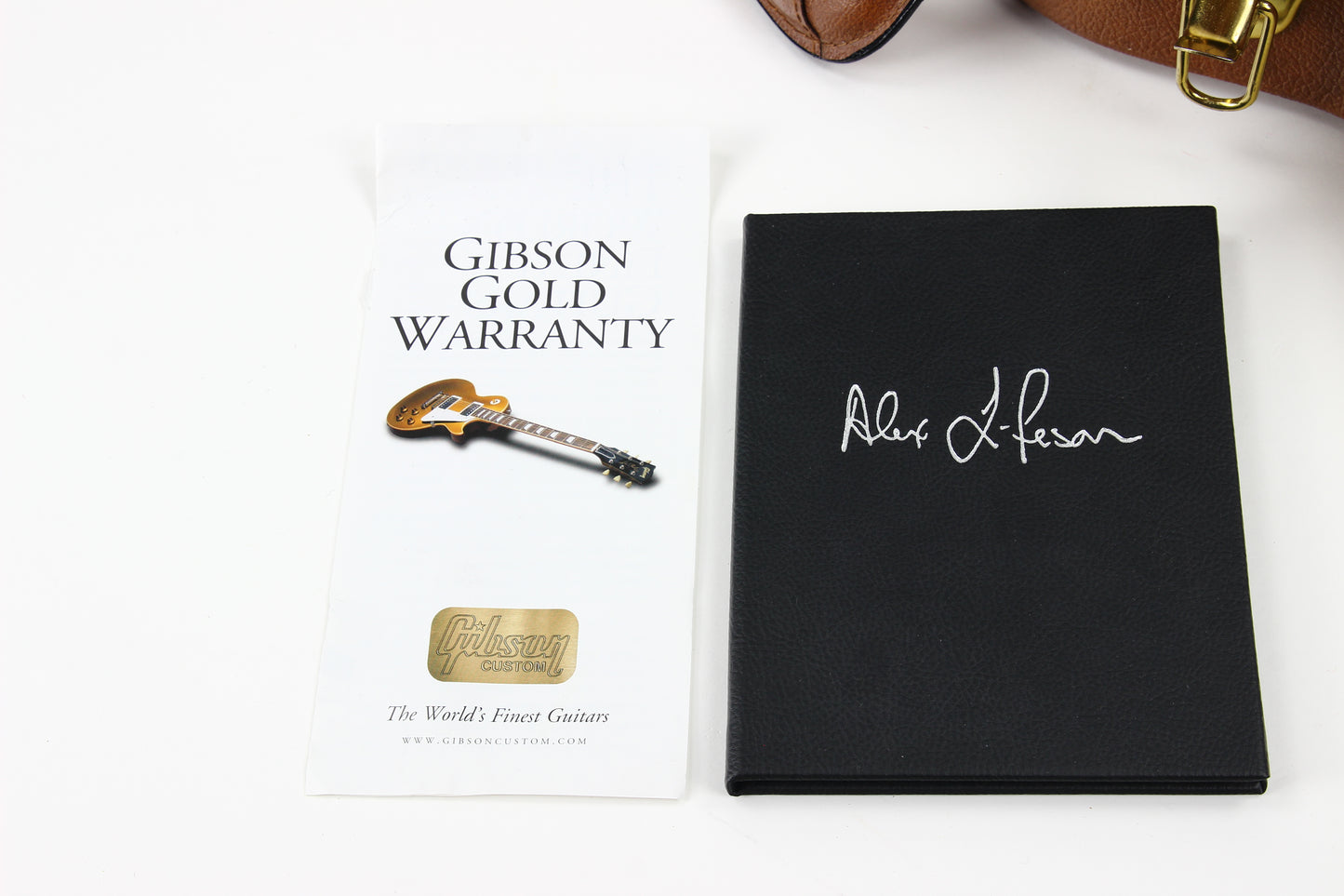 2017 Gibson Memphis Alex Lifeson Rush ES Les Paul Custom White Signature Model