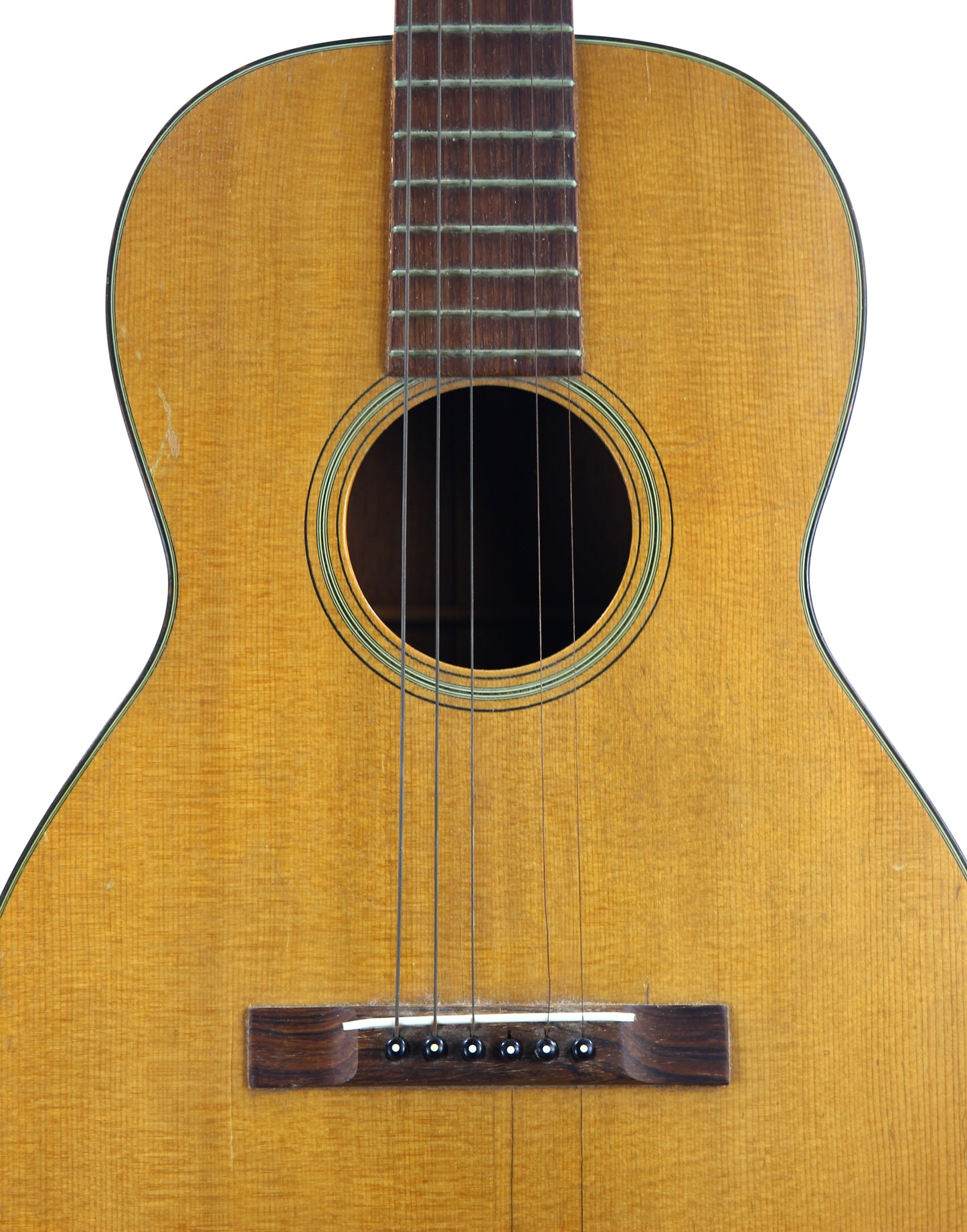 1961 Martin 0-16NY New Yorker 0-16 Vintage Acoustic Guitar - Project Guitar, Brazilian Rosewood Bridge & Fingerboard