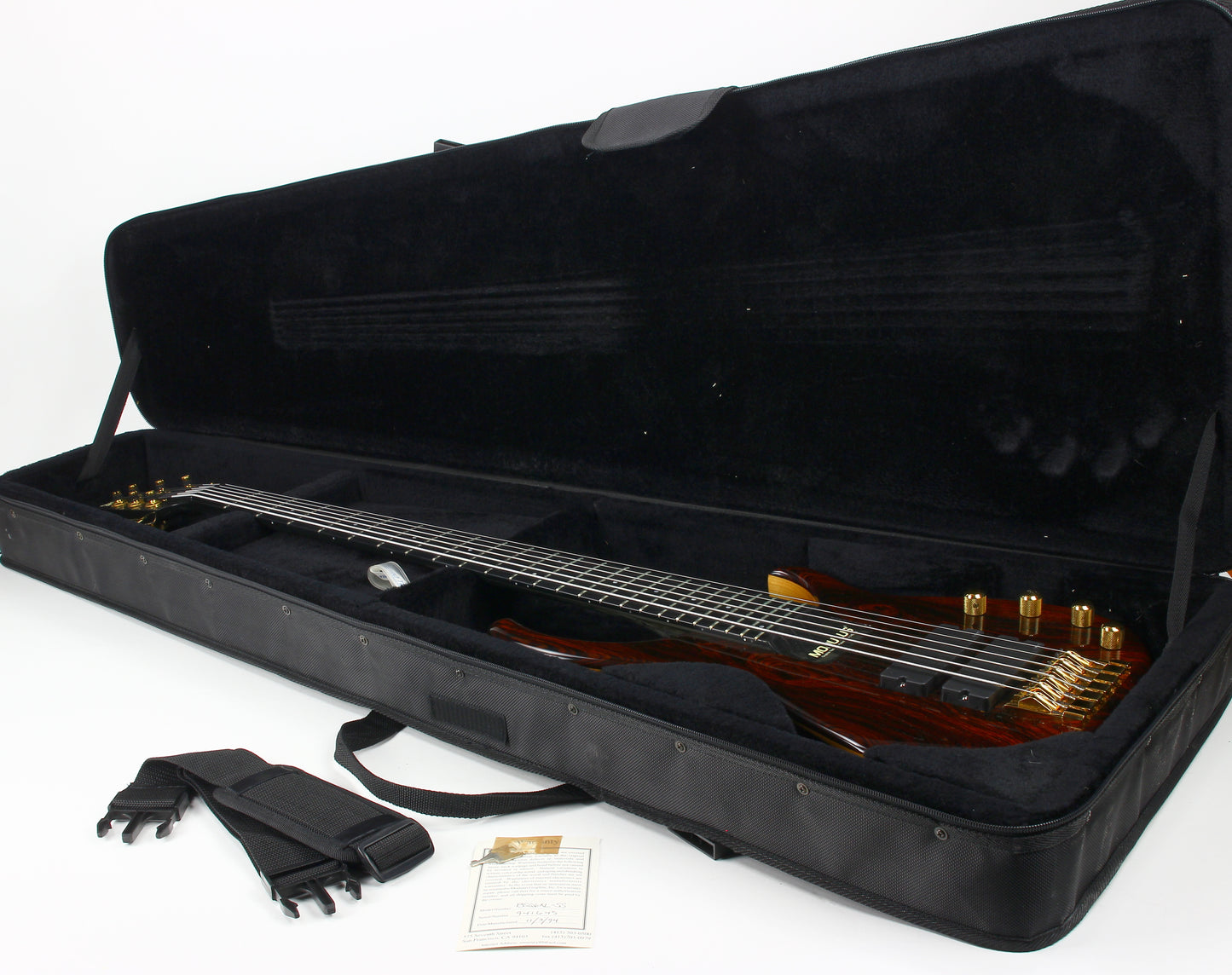 MINT! 1994 Modulus BSQ6XL-SS Quantum 6 String Sweet Spot Standard Bass Q6 | Cocobolo Top Carbon Fiber spi