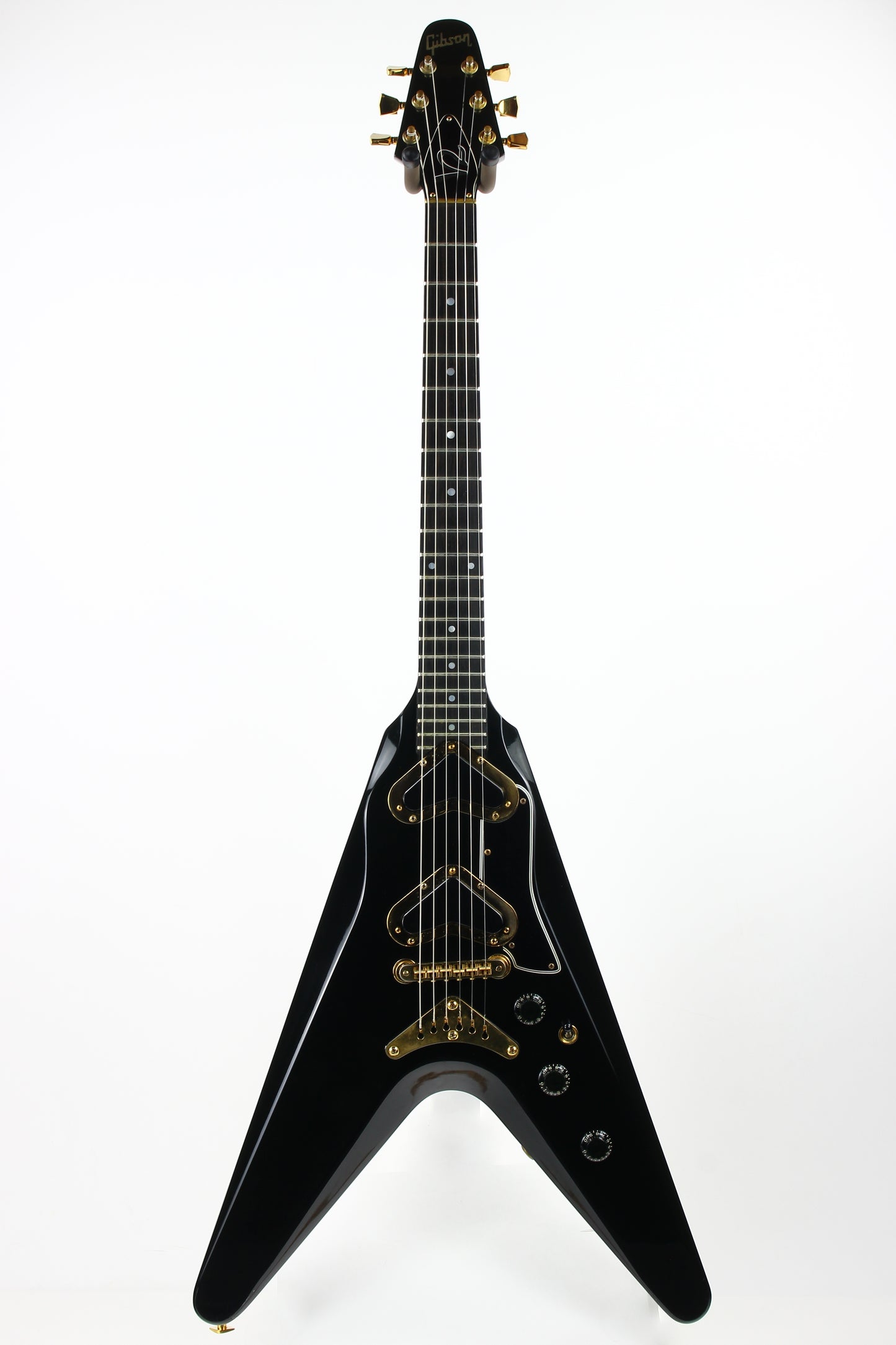 1981 Gibson Flying V2 II 1979 - 1982 Ebony Black Boomerang Pickups Rare V Vintage