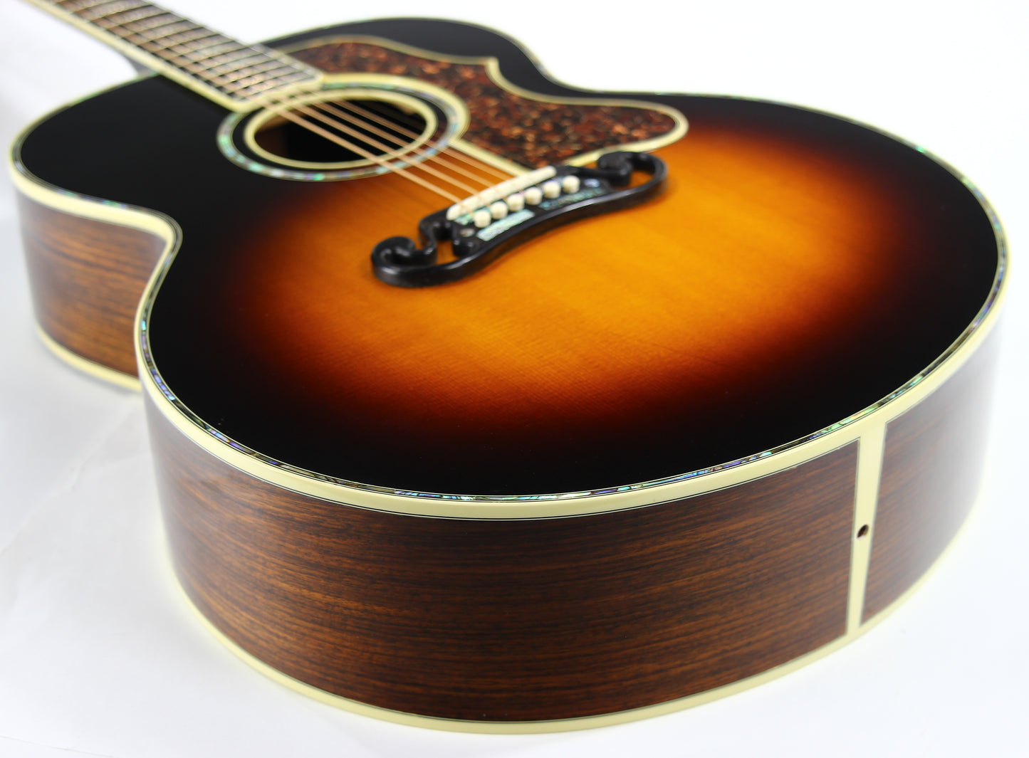 1994 Gibson Custom Shop REN FERGUSON Custom SJ-200 ROSEWOOD - J200, Signed Label, Jumbo Flat Top Acoustic, ABALONE!!