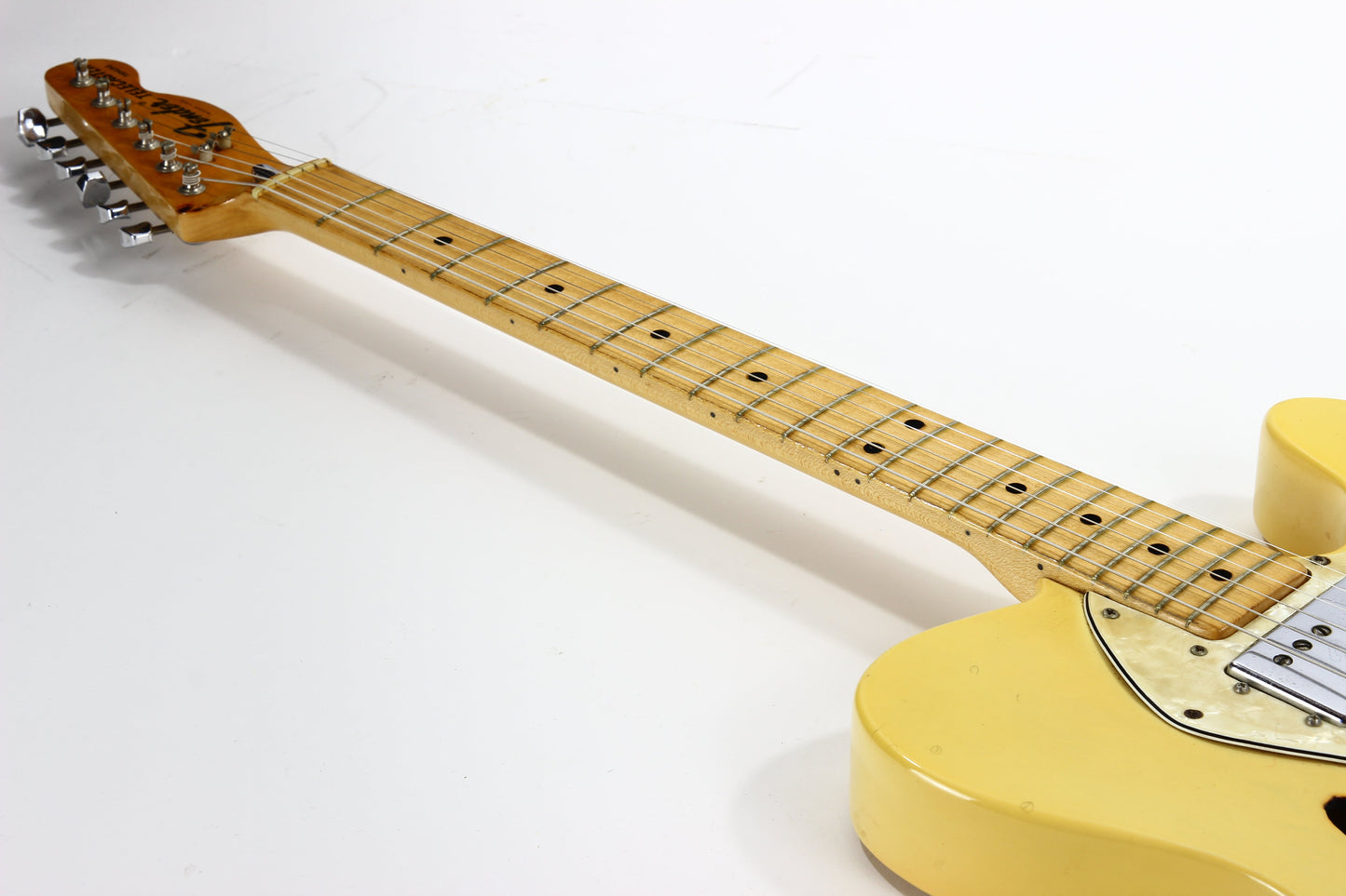 RARE 1972 Fender Telecaster Thinline See Through Blonde Finish - Series II 1970's Tele, Deluxe, Custom, Wide-Range Humbuckers!