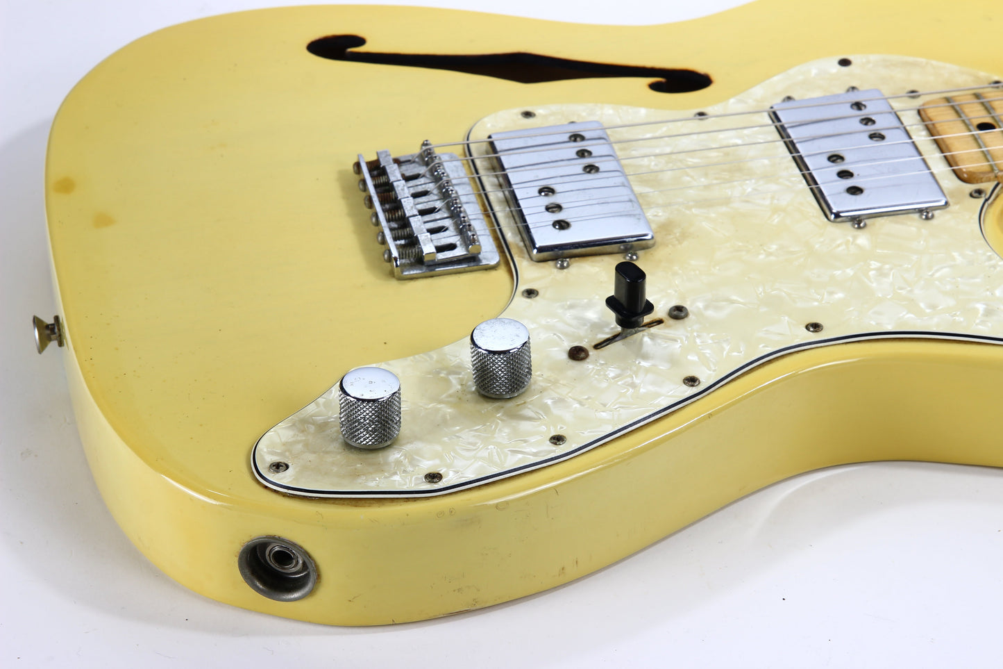 RARE 1972 Fender Telecaster Thinline See Through Blonde Finish - Series II 1970's Tele, Deluxe, Custom, Wide-Range Humbuckers!