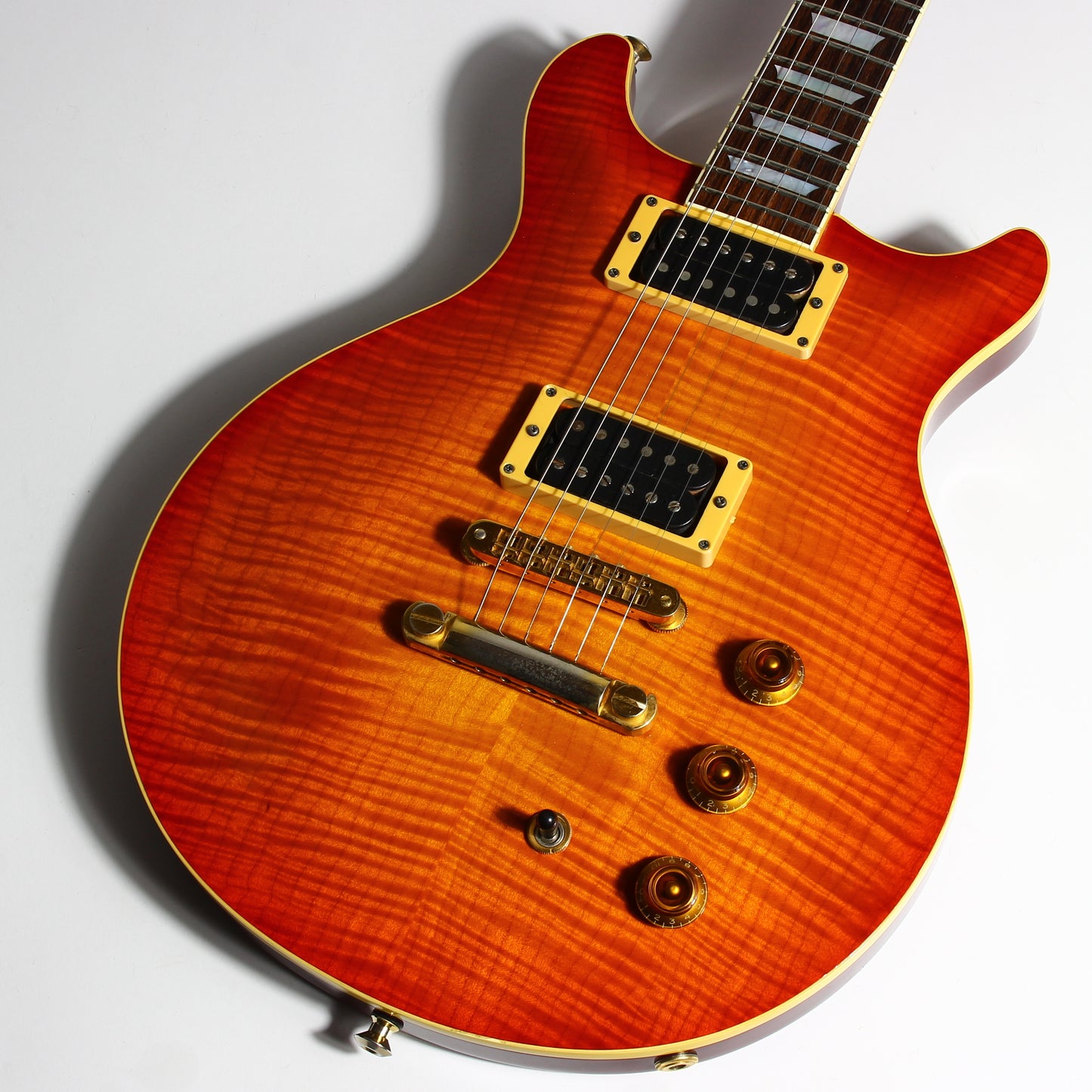 1996 Hamer USA Archtop Studio Custom ‘59 Burst | Gold Hardware, Vintage Dimarzio Slammer Pickups!