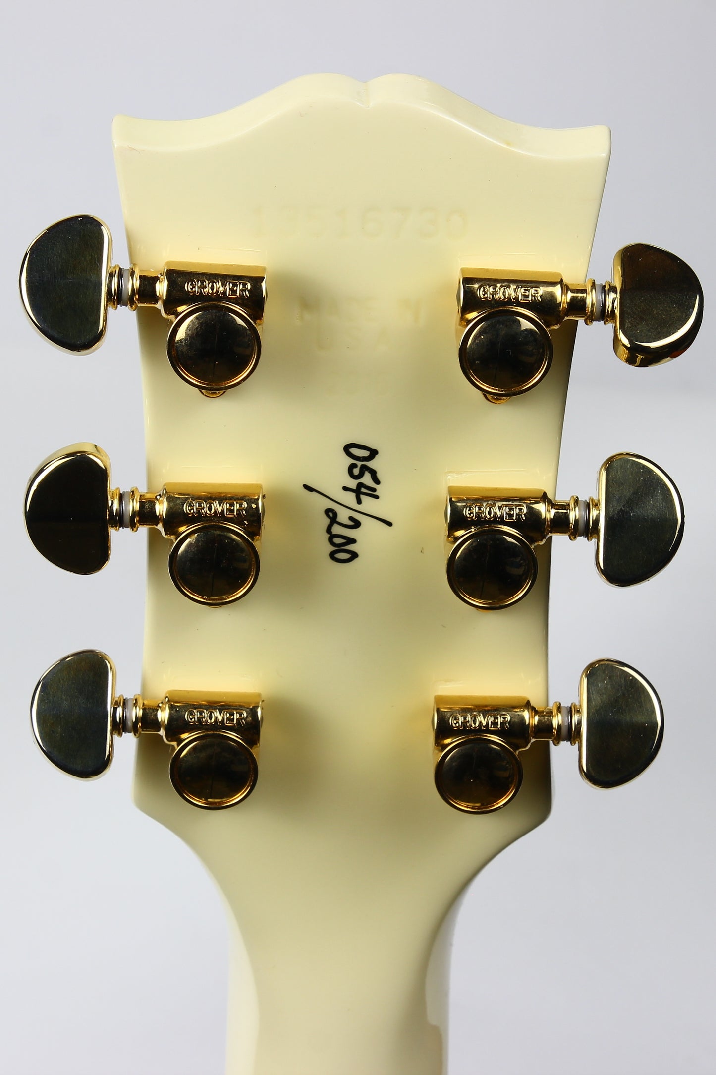 2017 Gibson Memphis Alex Lifeson Rush ES Les Paul Custom White Signature Model