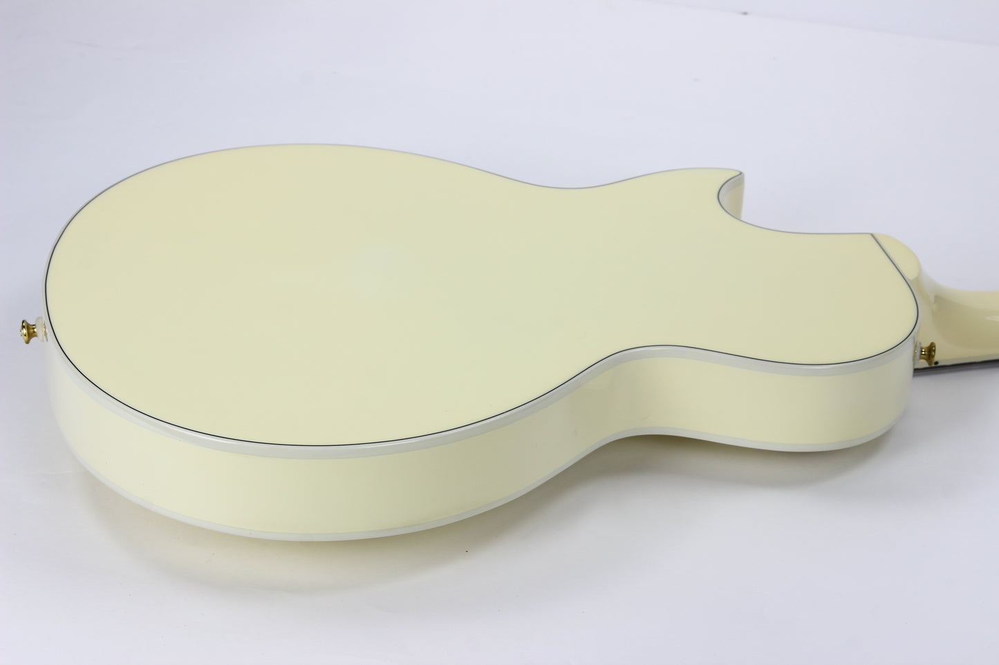 2017 Gibson Memphis Alex Lifeson Rush ES Les Paul Custom White Signature Model