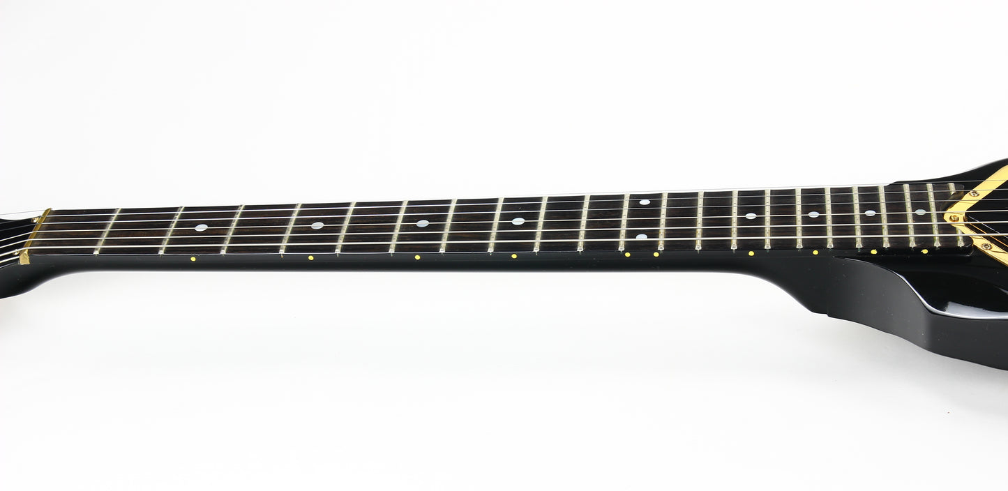 1981 Gibson Flying V2 II 1979 - 1982 Ebony Black Boomerang Pickups Rare V Vintage