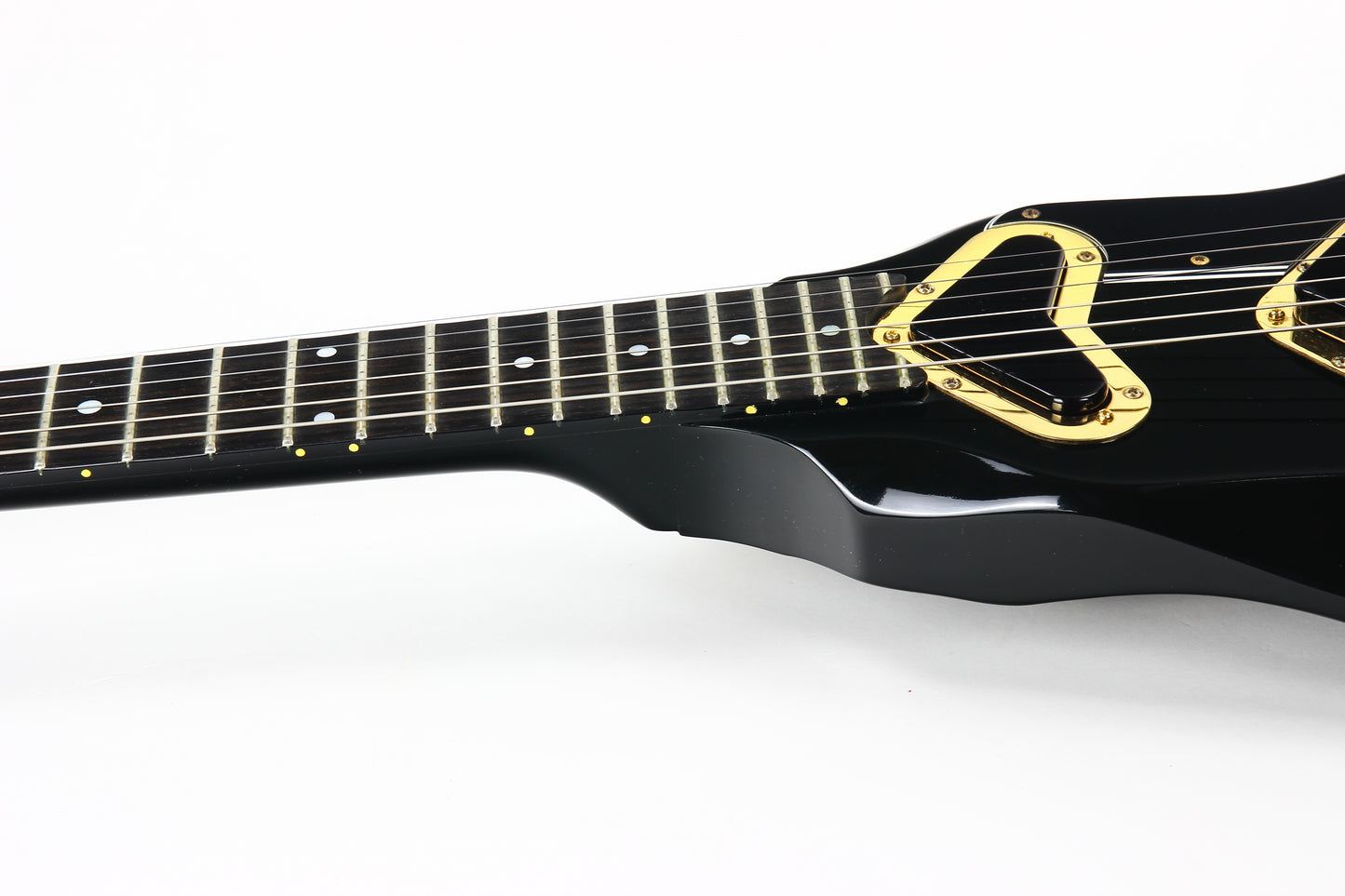 1981 Gibson Flying V2 II 1979 - 1982 Ebony Black Boomerang Pickups Rare V Vintage