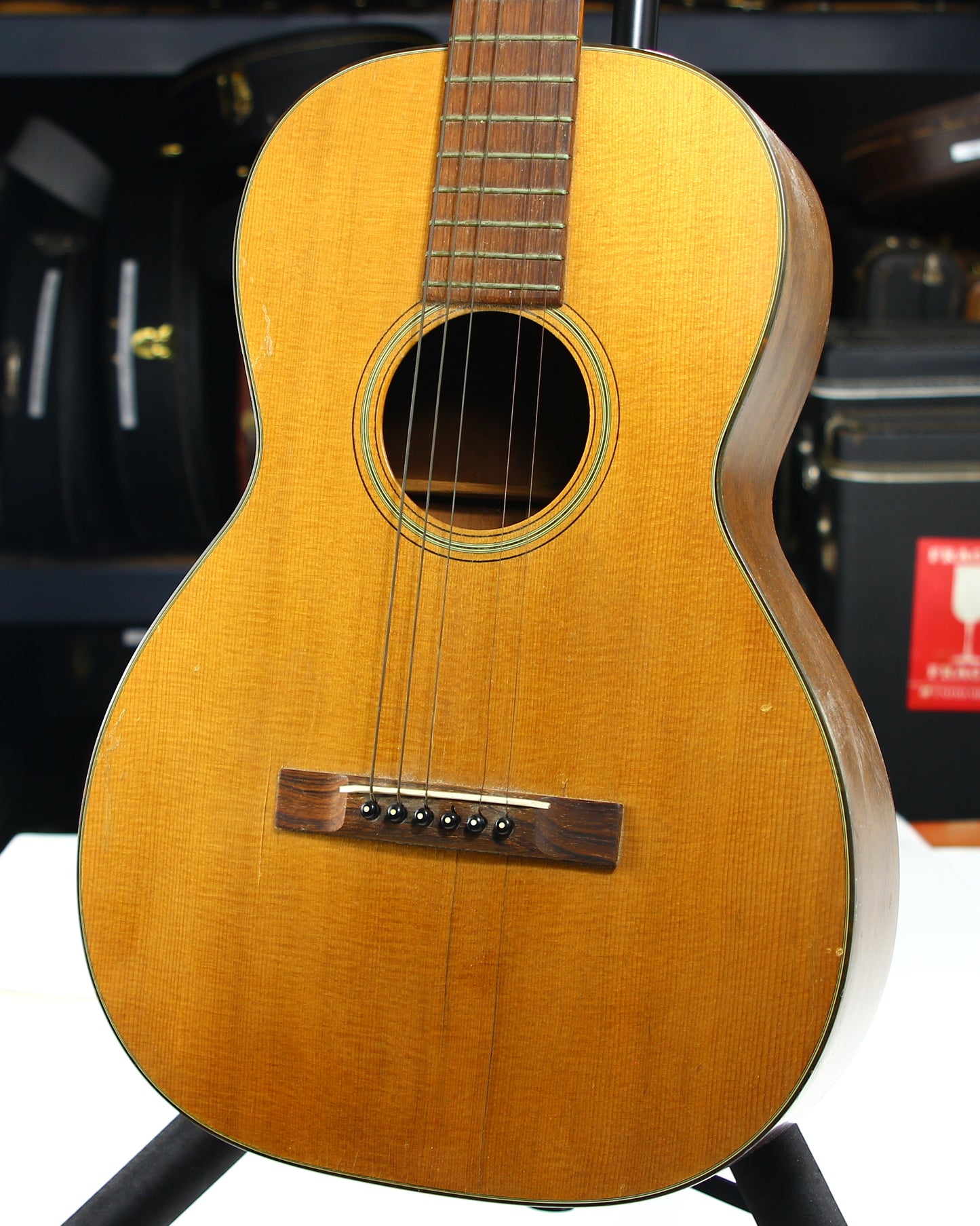 1961 Martin 0-16NY New Yorker 0-16 Vintage Acoustic Guitar - Project Guitar, Brazilian Rosewood Bridge & Fingerboard