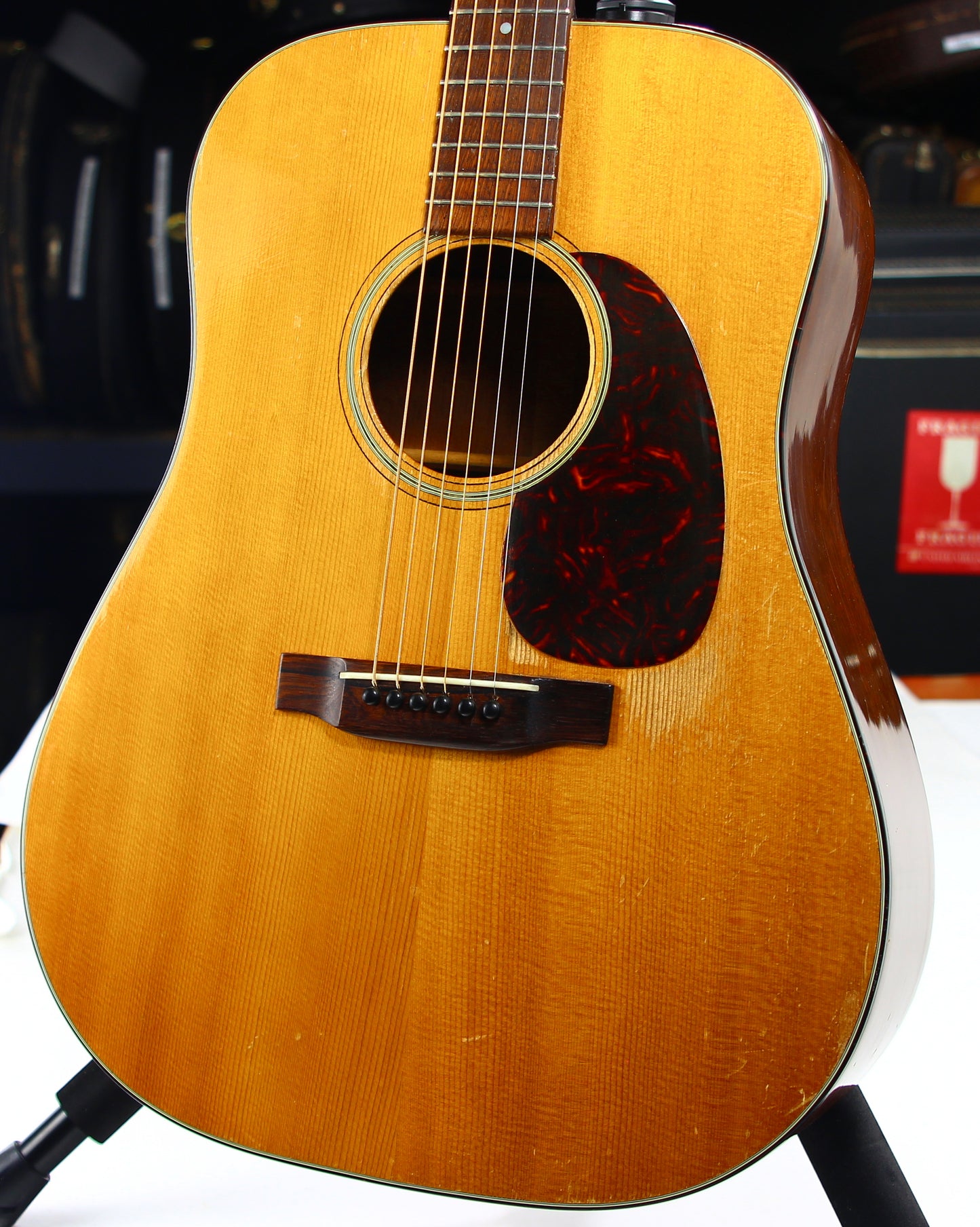 1964 Martin D-18 Vintage Acoustic Flat Top Dreadnought Guitar - Early Model w Hide Glue, Brazilian Rosewood board/bridge!