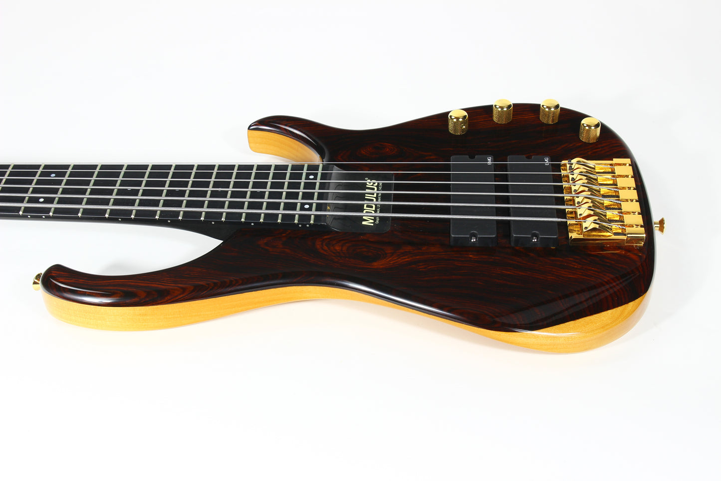 MINT! 1994 Modulus BSQ6XL-SS Quantum 6 String Sweet Spot Standard Bass Q6 | Cocobolo Top Carbon Fiber spi