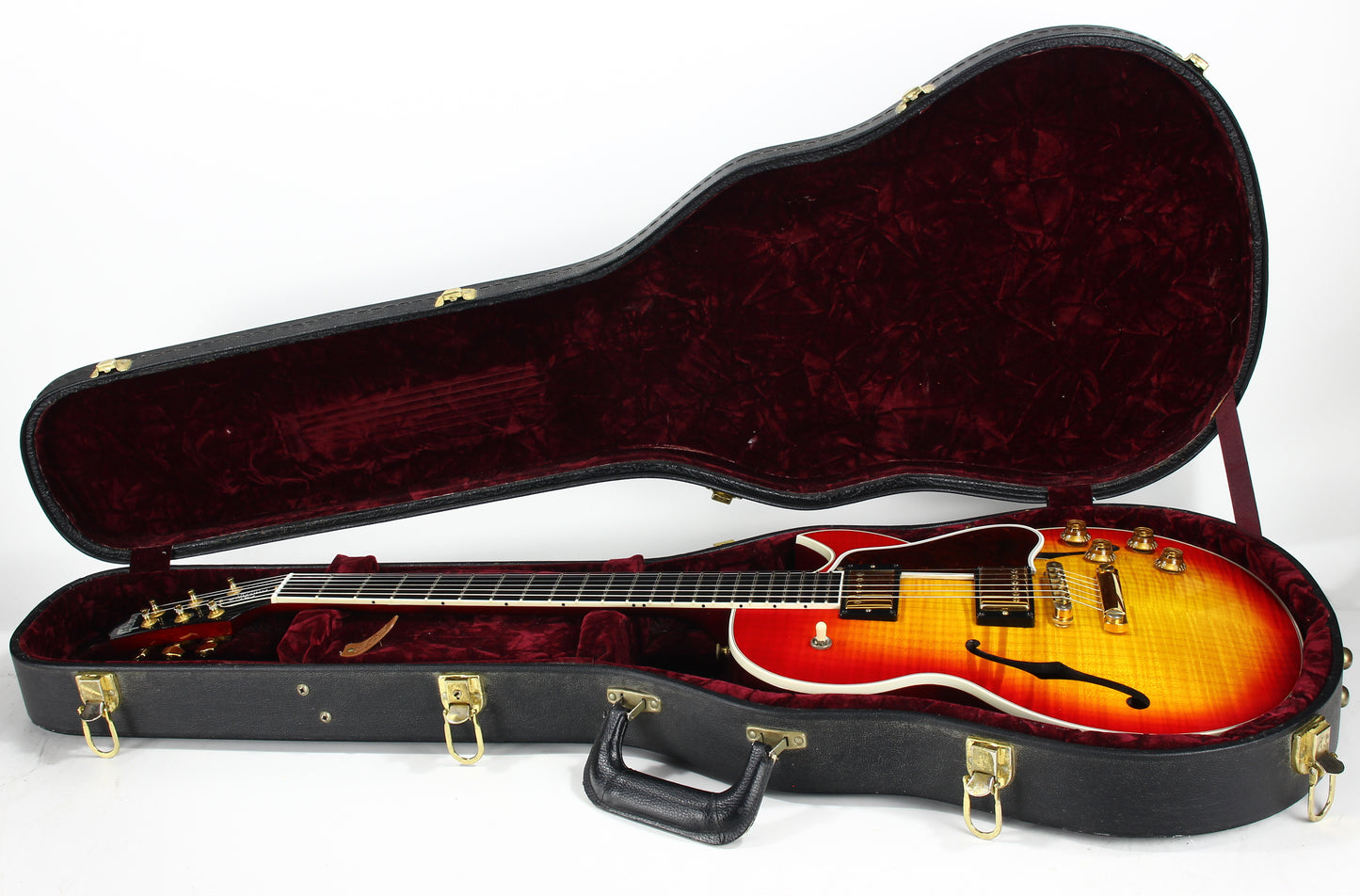 2006 Gibson Custom Shop Pat Martino Custom Electric Guitar - Carved Maple Flametop, Ebony Board! es-175, es-335, es-355