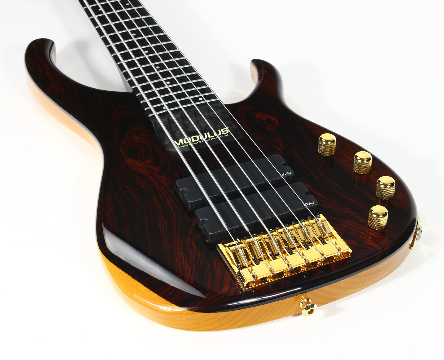 MINT! 1994 Modulus BSQ6XL-SS Quantum 6 String Sweet Spot Standard Bass Q6 | Cocobolo Top Carbon Fiber spi