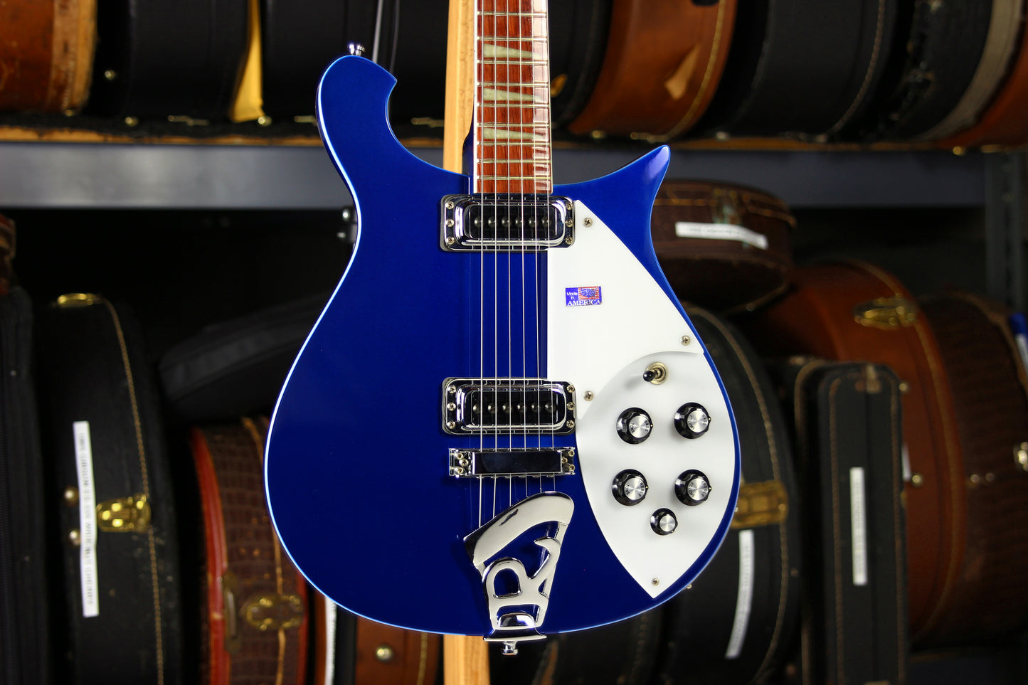 2005 Rickenbacker 620 Midnight Blue Electric Guitar Lighter Royal Blue look!