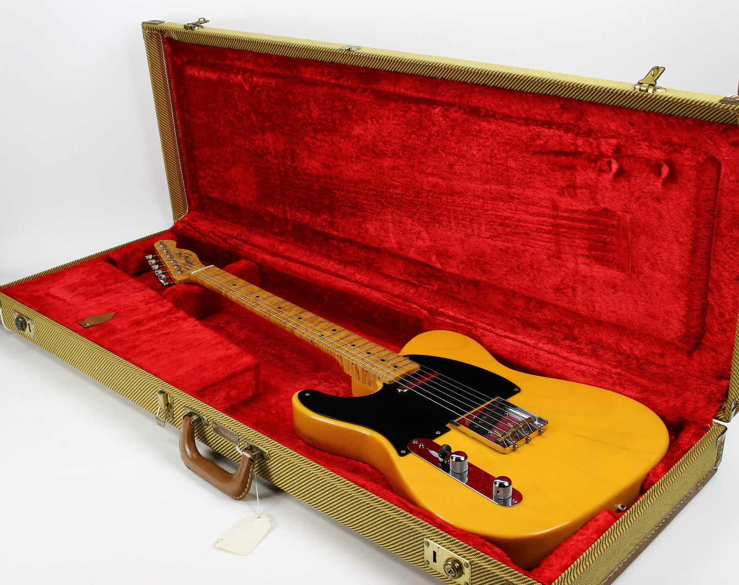 1991 Fender Custom Shop Masterbuilt '52 Telecaster Blackguard 1952 Tele | Left-Handed Strung Righty FRED STUART