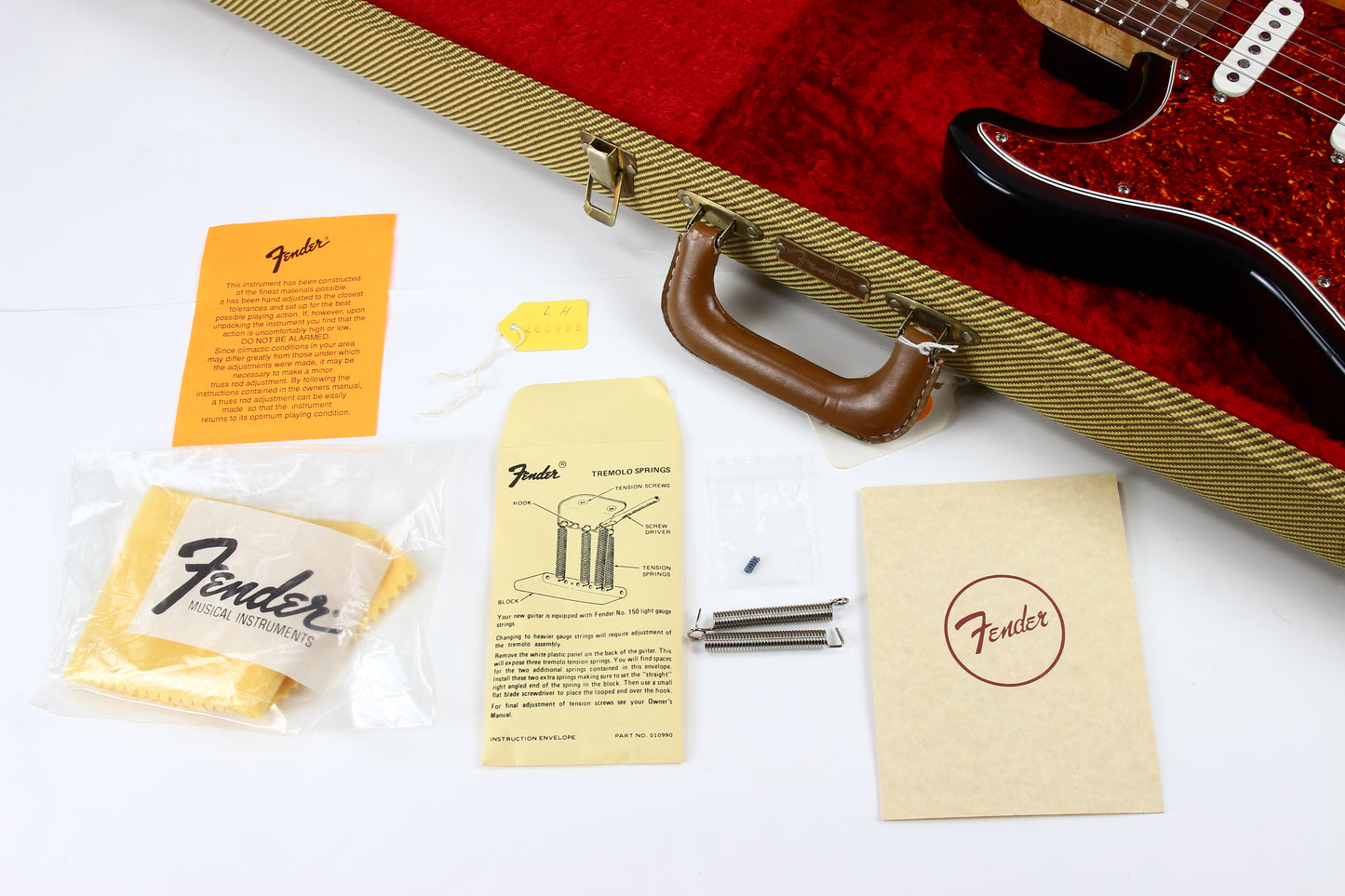 1992 Fender Custom Shop Masterbuilt Flametop Stratocaster | J.W. Black Sunburst Left-Handed strung Righty | One-of-a-Kind!