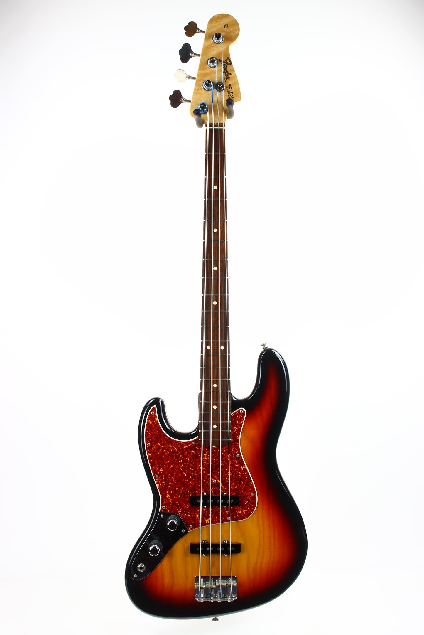 1991 Fender Custom Shop Masterbuilt '62 Jazz Bass Sunburst, Left-Handed Strung Righty, Fred Stuart