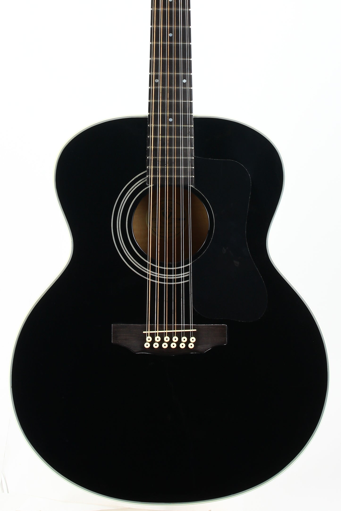c. 2003 Guild JF30-12 Black with Original Case