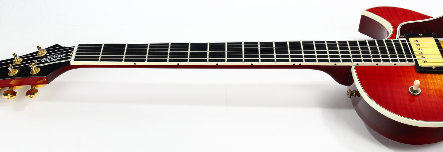 2006 Gibson Custom Shop Pat Martino Custom Electric Guitar - Carved Maple Flametop, Ebony Board! es-175, es-335, es-355