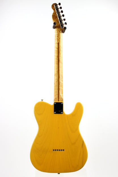 1991 Fender Custom Shop Masterbuilt '52 Telecaster Blackguard 1952 Tele | Left-Handed Strung Righty FRED STUART