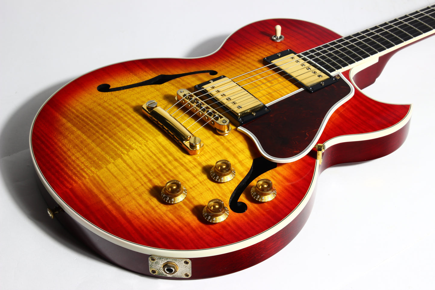 2006 Gibson Custom Shop Pat Martino Custom Electric Guitar - Carved Maple Flametop, Ebony Board! es-175, es-335, es-355