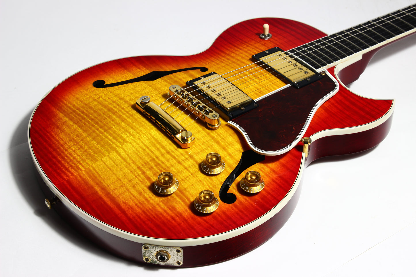 2006 Gibson Custom Shop Pat Martino Custom Electric Guitar - Carved Maple Flametop, Ebony Board! es-175, es-335, es-355