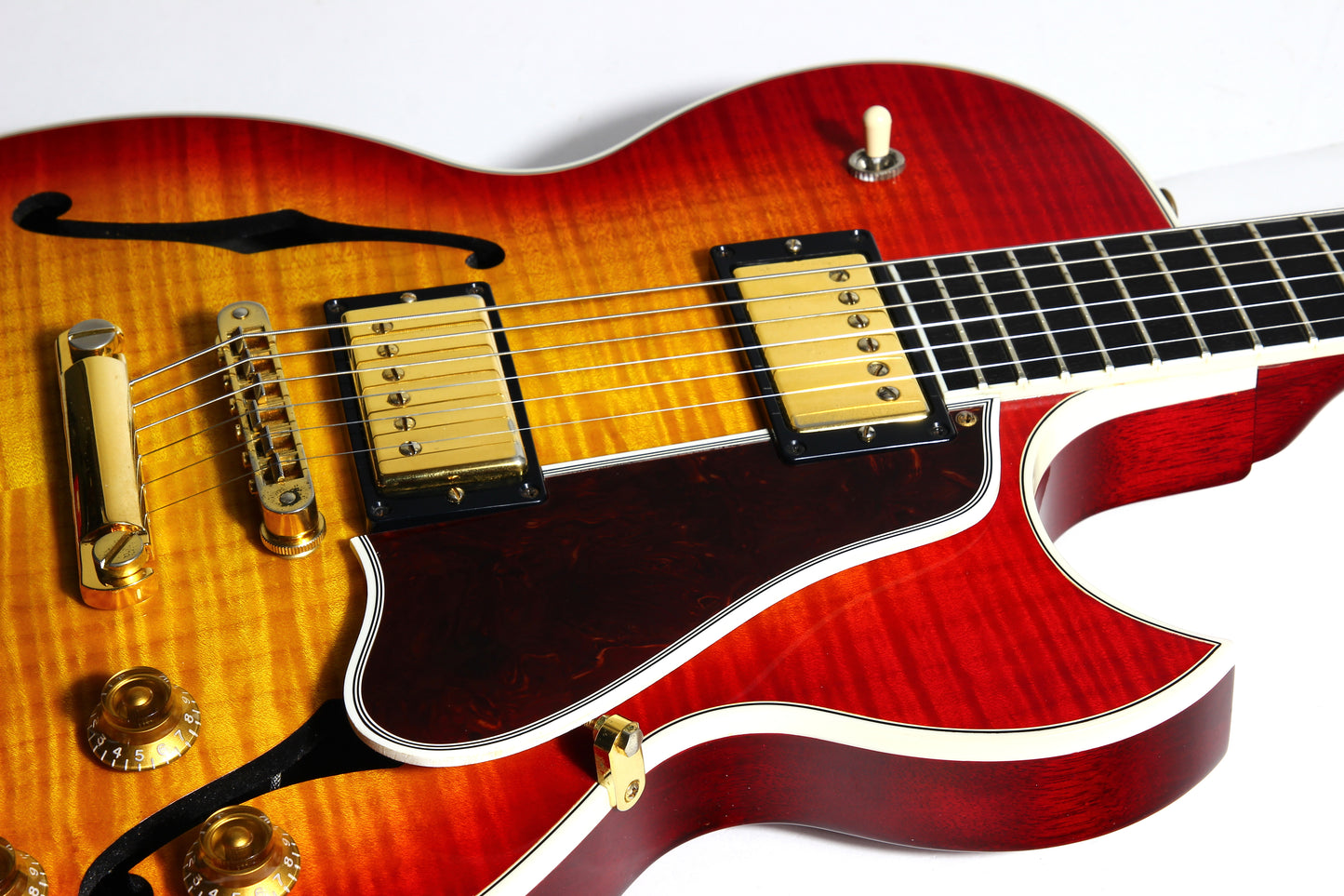 2006 Gibson Custom Shop Pat Martino Custom Electric Guitar - Carved Maple Flametop, Ebony Board! es-175, es-335, es-355