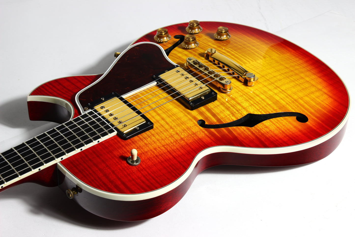 2006 Gibson Custom Shop Pat Martino Custom Electric Guitar - Carved Maple Flametop, Ebony Board! es-175, es-335, es-355