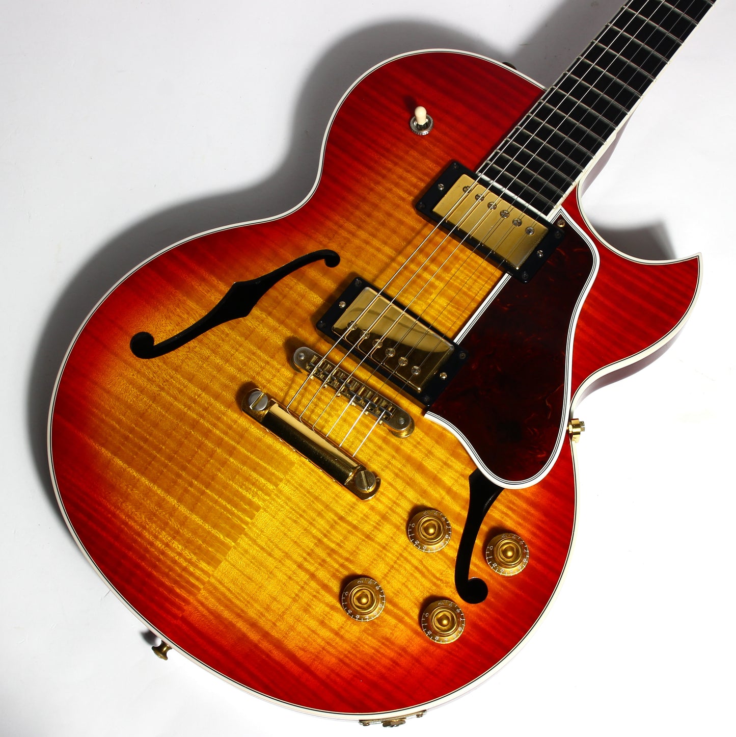 2006 Gibson Custom Shop Pat Martino Custom Electric Guitar - Carved Maple Flametop, Ebony Board! es-175, es-335, es-355