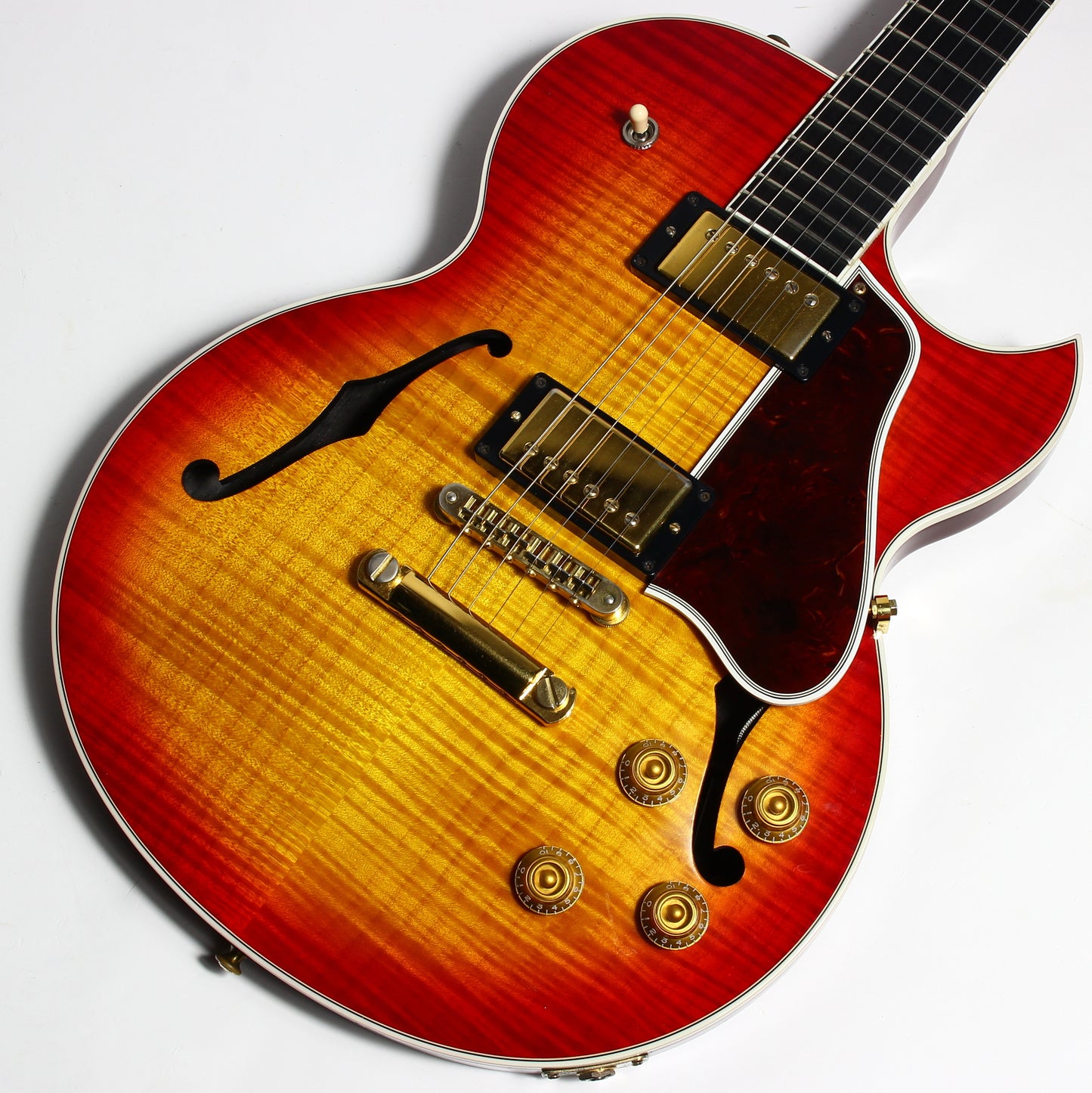 2006 Gibson Custom Shop Pat Martino Custom Electric Guitar - Carved Maple Flametop, Ebony Board! es-175, es-335, es-355