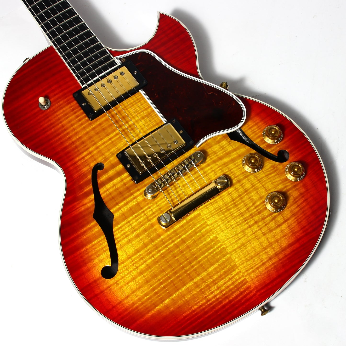 2006 Gibson Custom Shop Pat Martino Custom Electric Guitar - Carved Maple Flametop, Ebony Board! es-175, es-335, es-355