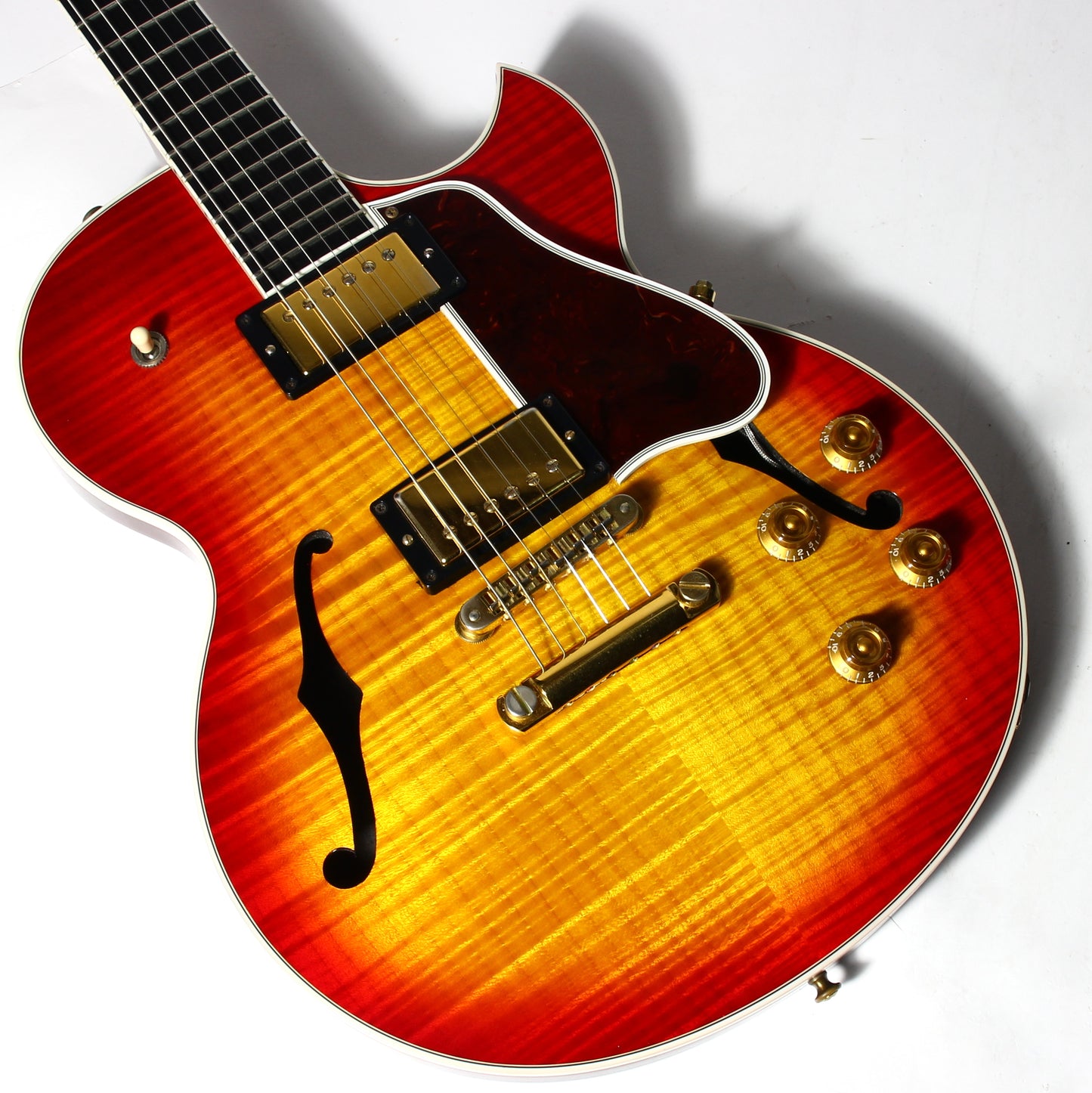 2006 Gibson Custom Shop Pat Martino Custom Electric Guitar - Carved Maple Flametop, Ebony Board! es-175, es-335, es-355