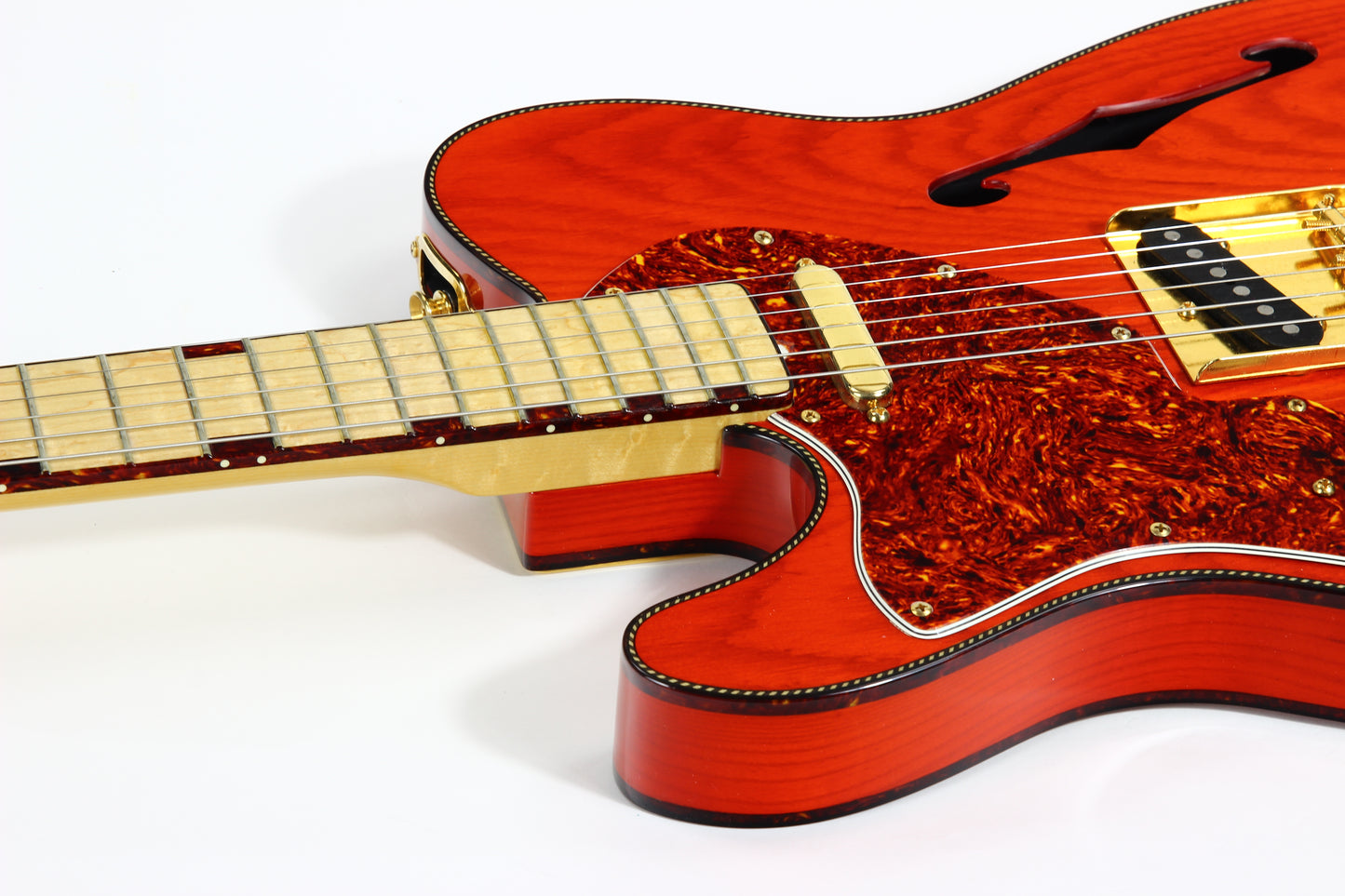 1992 Fender Custom Shop Masterbuilt Thinline Telecaster One-Off | B-Bender Lefty Righty! Rope Tortoise Binding Unique Tele Fred Stuart! Cowboycaster