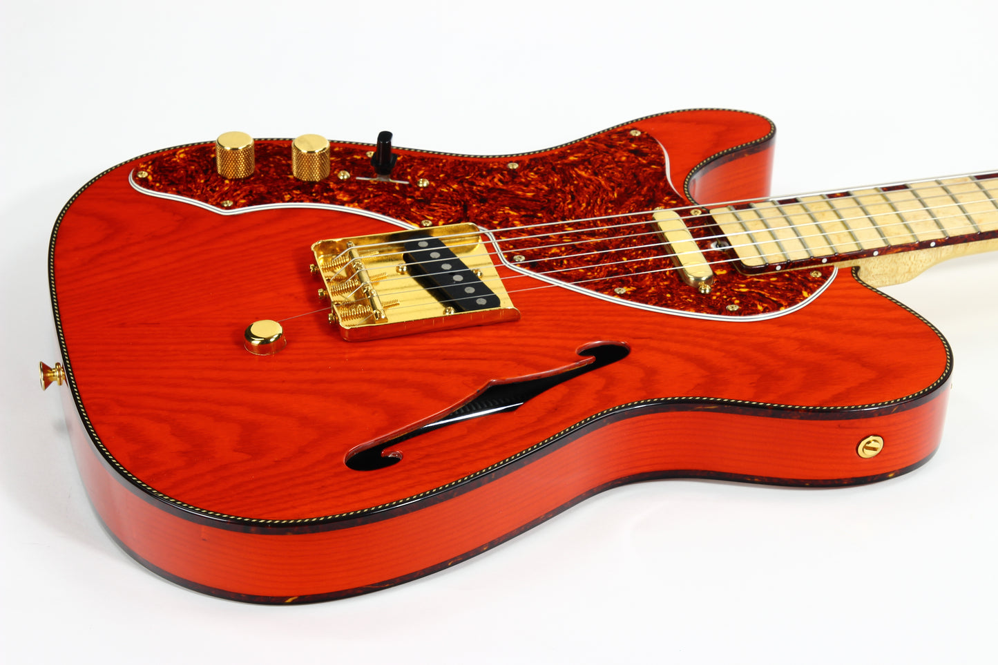 1992 Fender Custom Shop Masterbuilt Thinline Telecaster One-Off | B-Bender Lefty Righty! Rope Tortoise Binding Unique Tele Fred Stuart! Cowboycaster