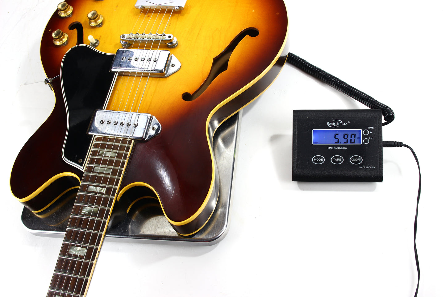 1966 Gibson ES-330 TD Sunburst Vintage Thinline Electric Guitar - 2 P90 Pickups! es335