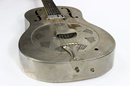 1930 National Style 0 Round Neck Resonator Electric Guitar | Vintage Electrified!