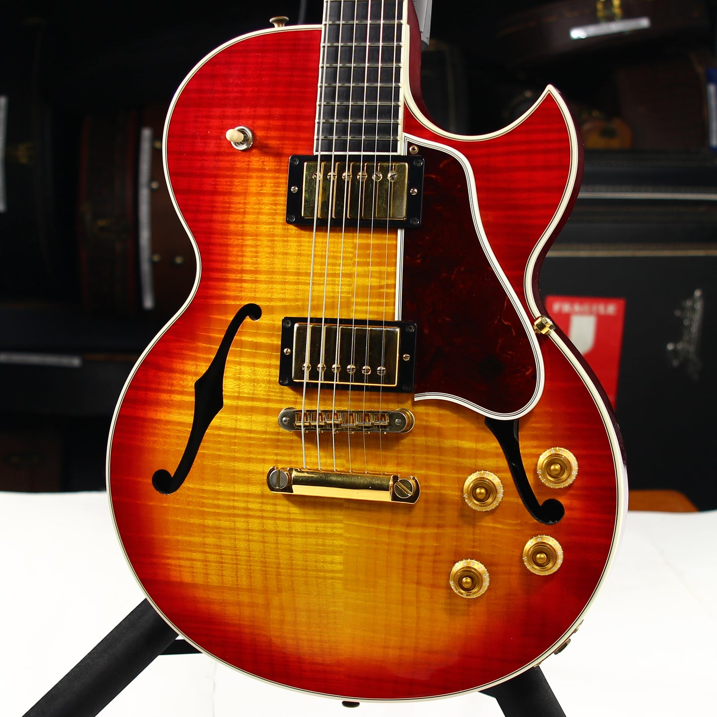 2006 Gibson Custom Shop Pat Martino Custom Electric Guitar - Carved Maple Flametop, Ebony Board! es-175, es-335, es-355