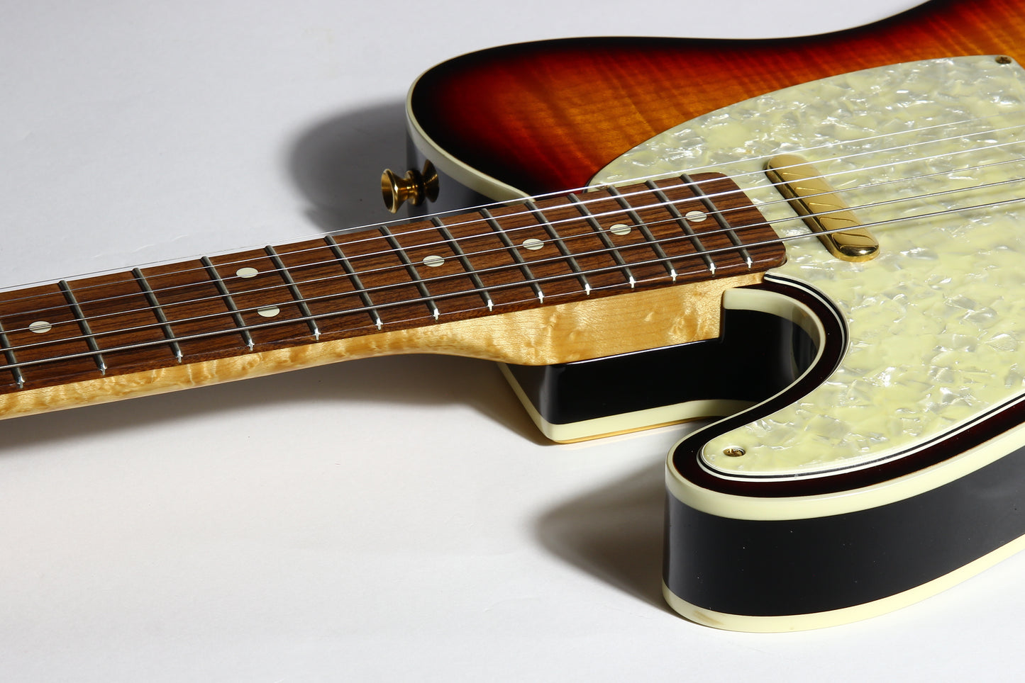 1992 Fender Custom Shop Masterbuilt J.W. Black Telecaster Custom Flametop | Left-Handed Strung Righty