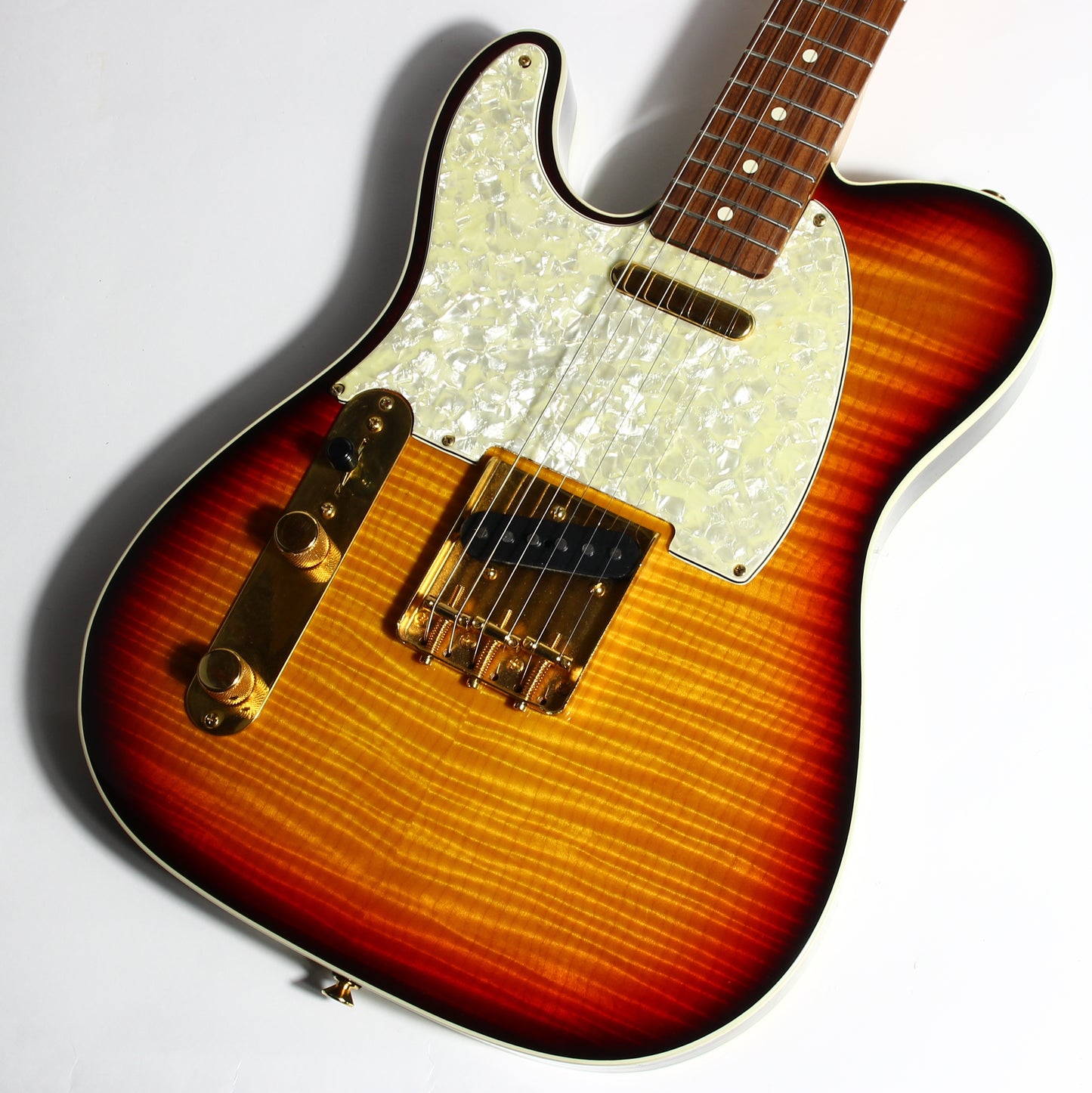 1992 Fender Custom Shop Masterbuilt J.W. Black Telecaster Custom Flametop | Left-Handed Strung Righty