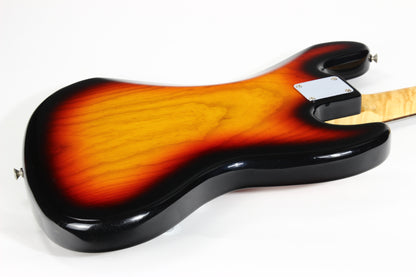 1991 Fender Custom Shop Masterbuilt '62 Jazz Bass Sunburst | Left-Handed Strung Righty FRED STUART