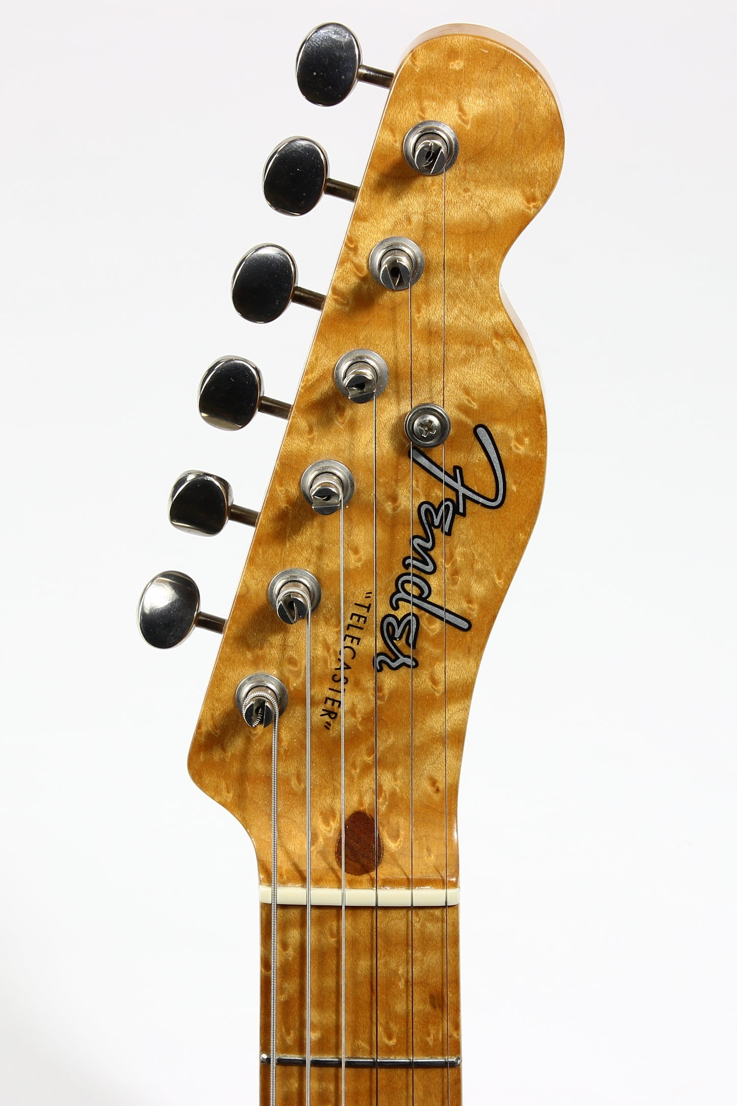 Fender Custom Shop Telecaster with reversed logo lefty strung right headstock