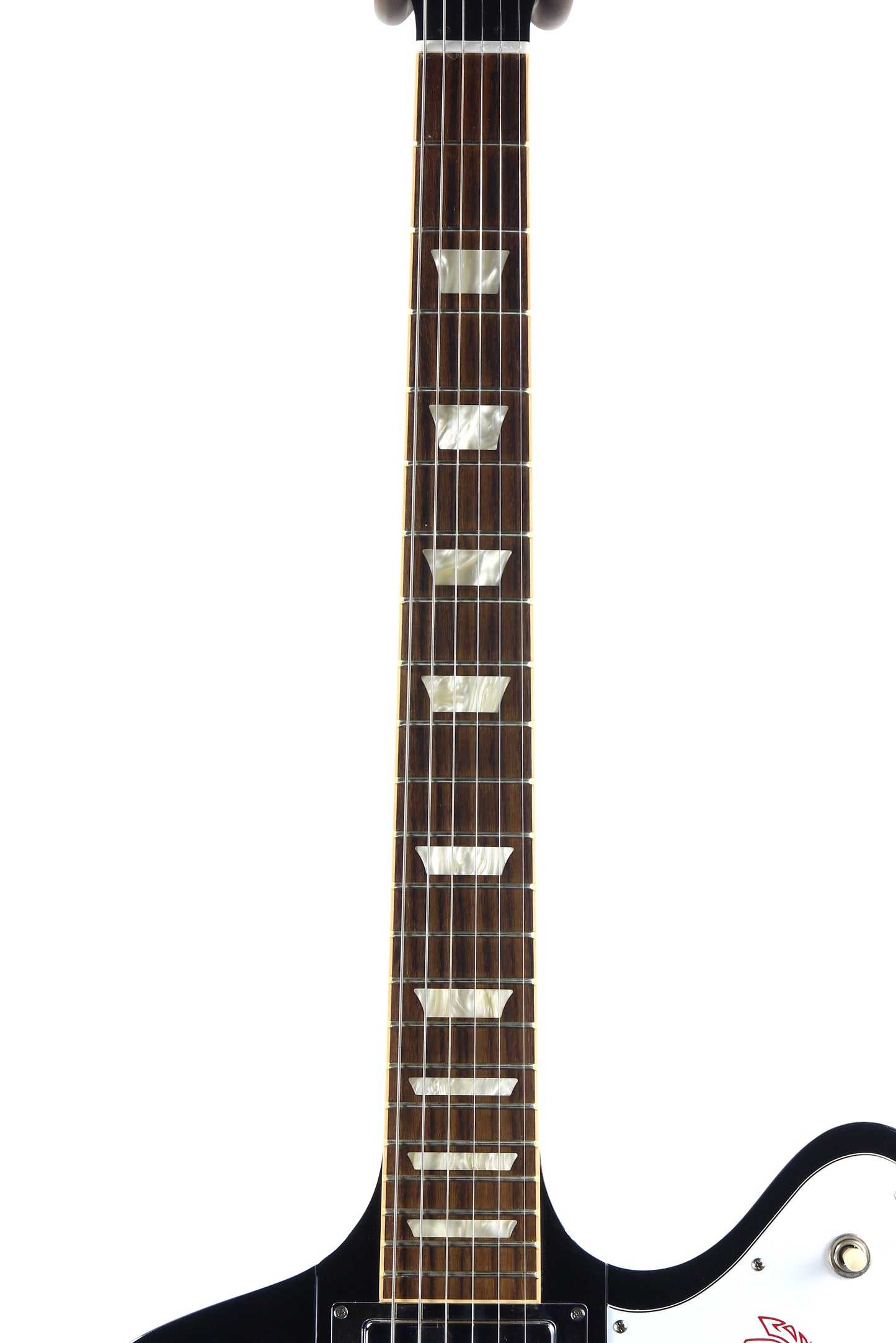 2012 Gibson USA Reverse Firebird V Reissue EBONY BLACK w/ Original Case - LIGHTWEIGHT Steinberger Tuners